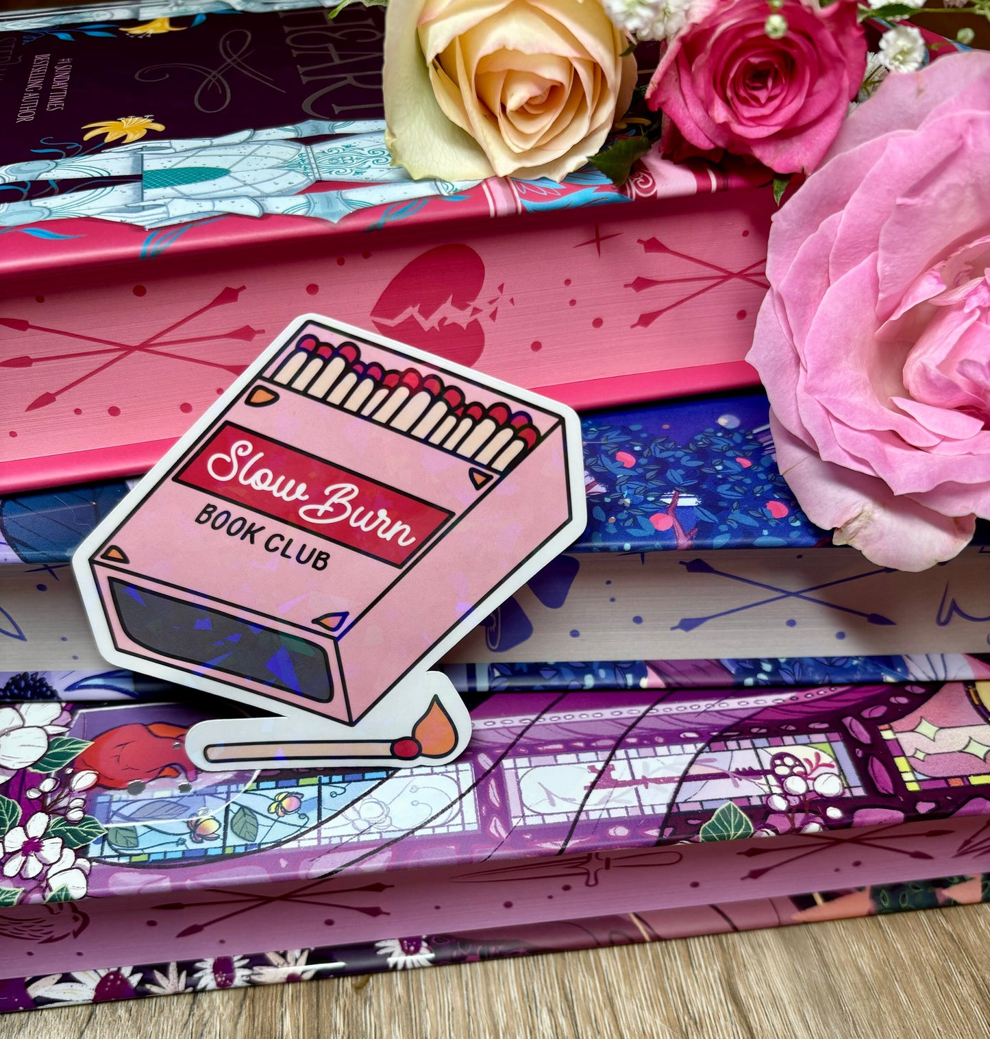 Slow burn book club Sticker