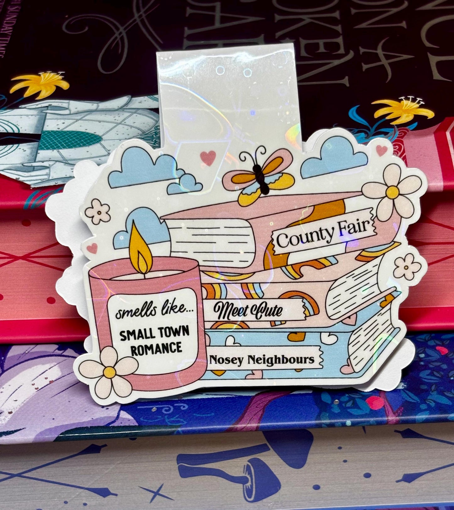 Smells Like Small Town Romance Magnetic Bookmark