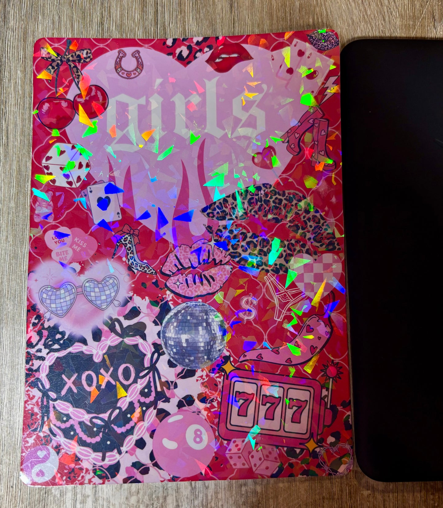 Y2K Messy Lucky Girl Kindle Insert