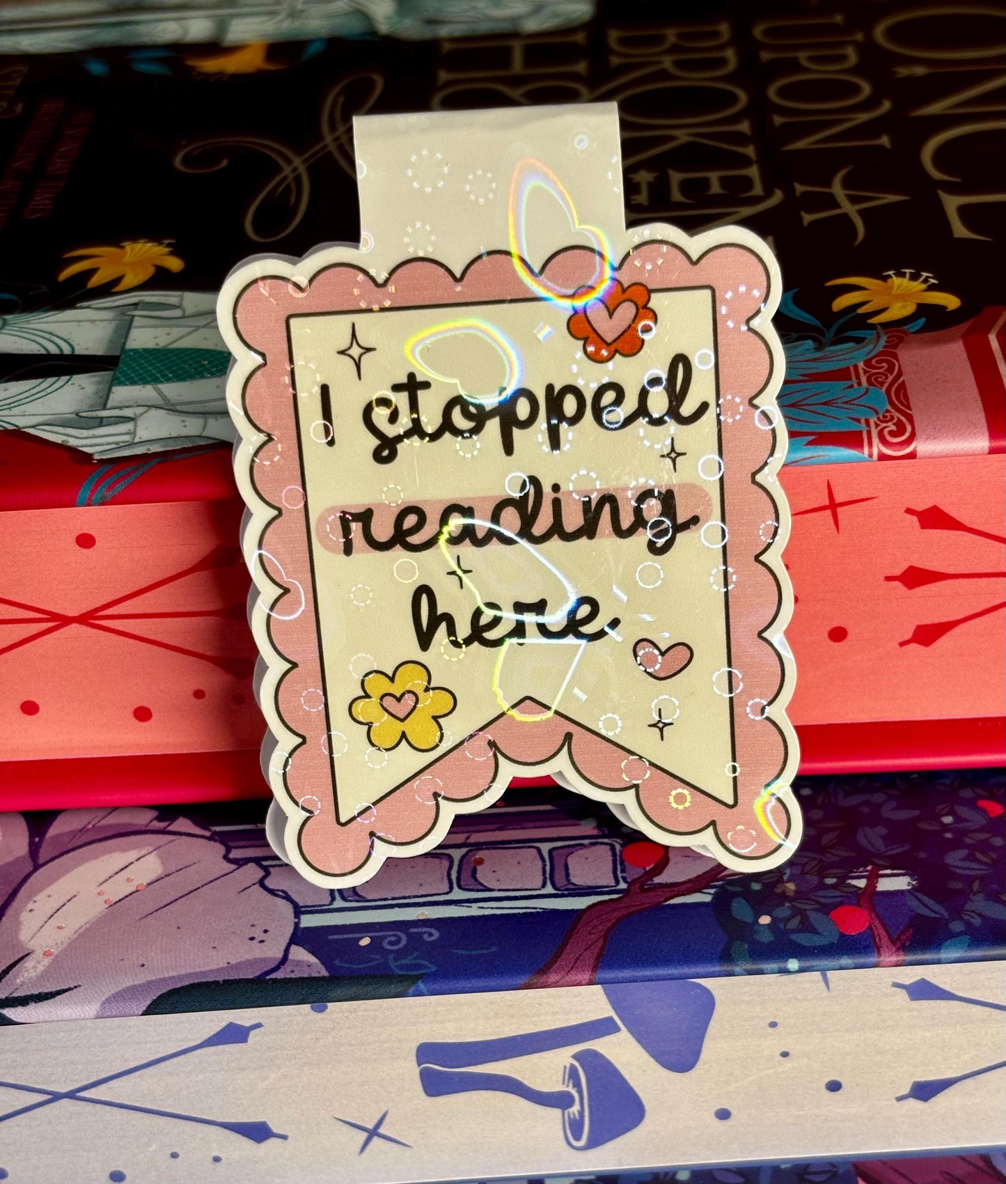 I Stopped Reading Here Magnetic Bookmark