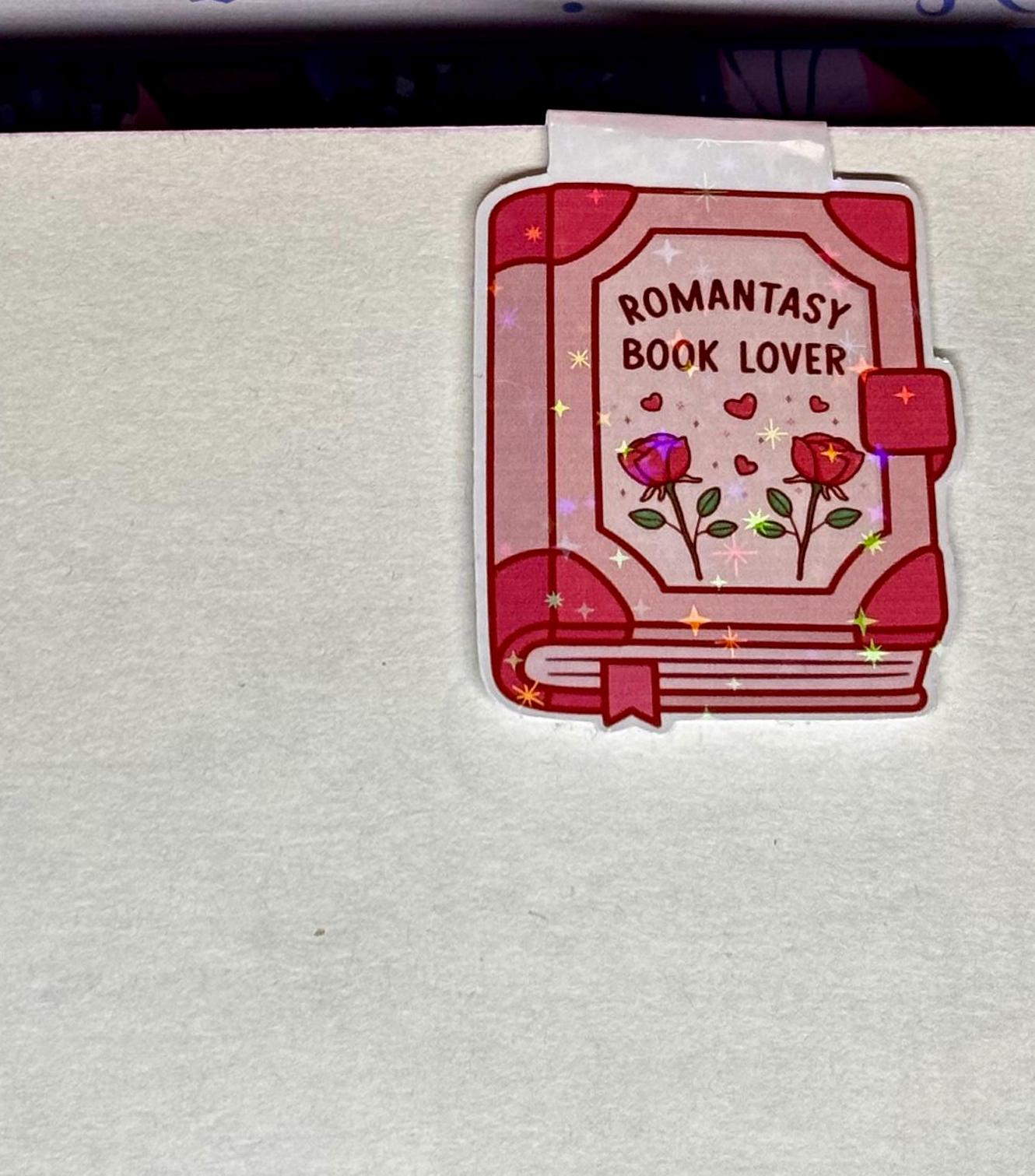Mini Romantasy Book Lover Magnetic Bookmark