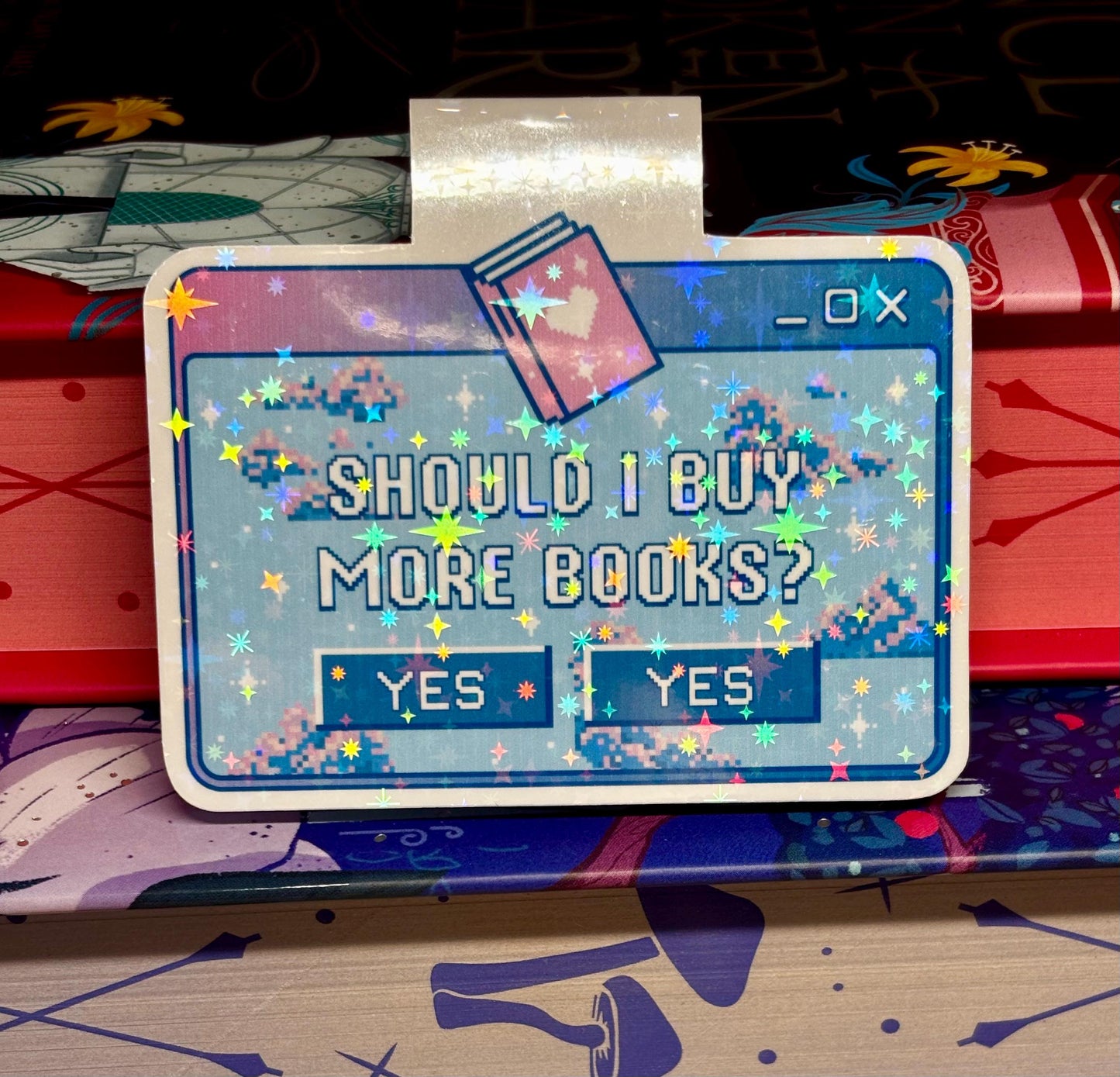 Should I Buy More Books Magnetic Bookmark