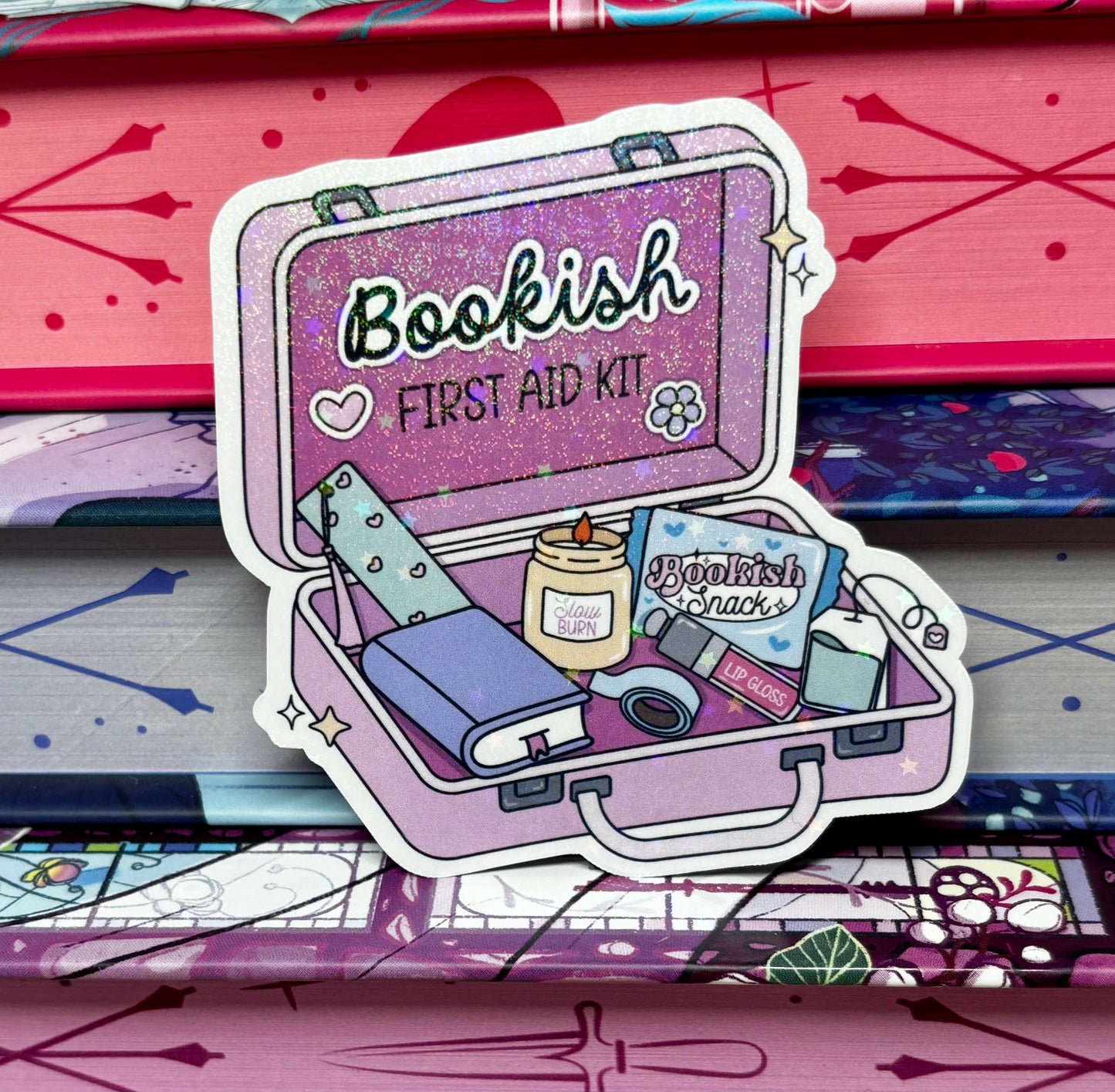 Bookish First Aid Kit Sticker