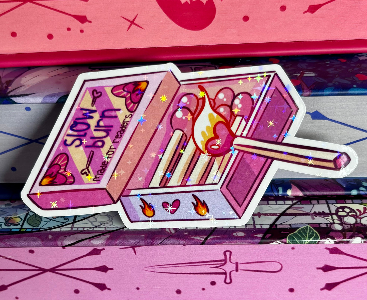 Cute Slow Burn Matches Sticker