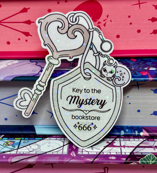 Key To The Mystery Bookstore Sticker