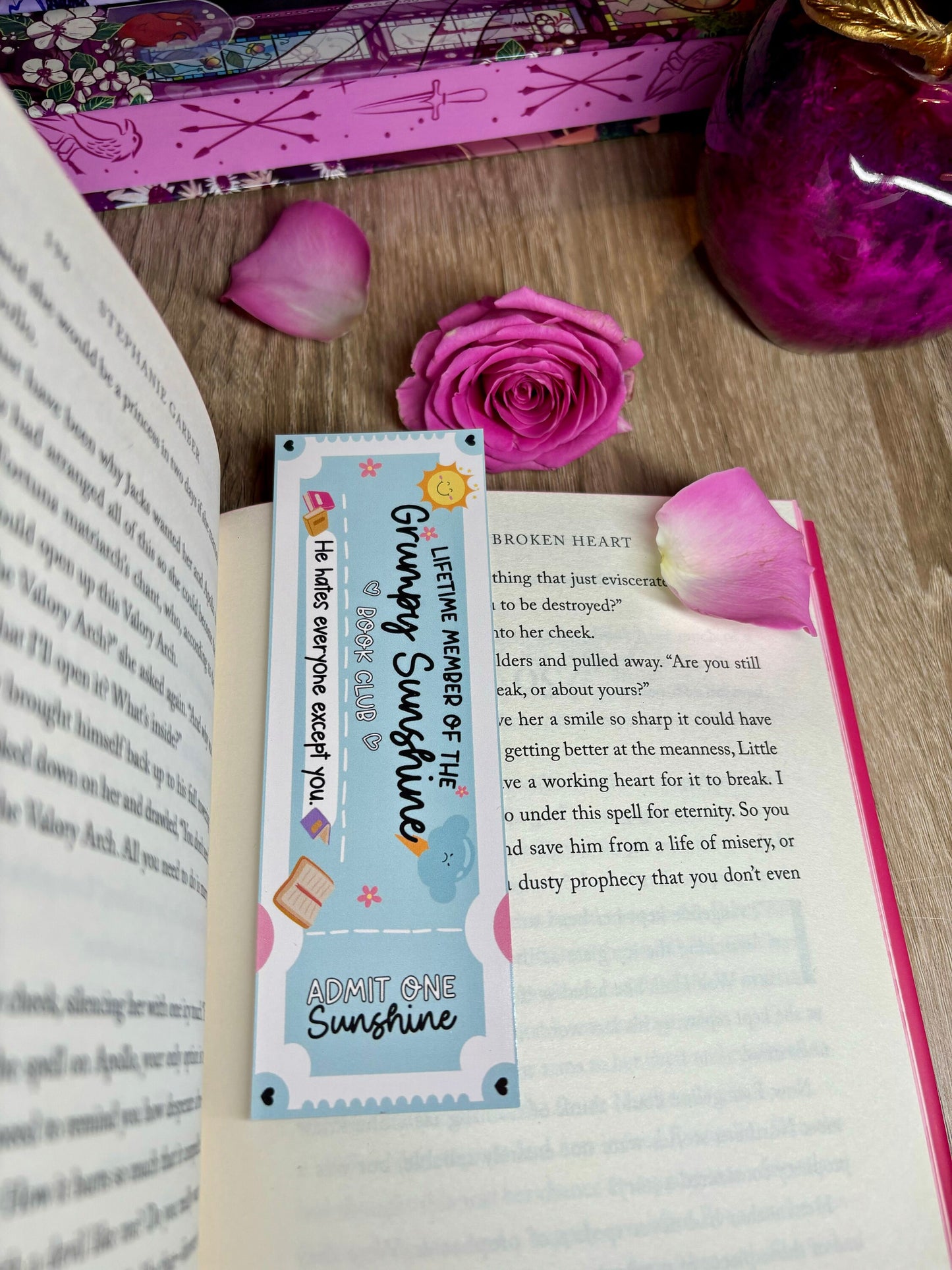 Lifetime Member Of The Grumpy Sunshine Book Club Bookmark