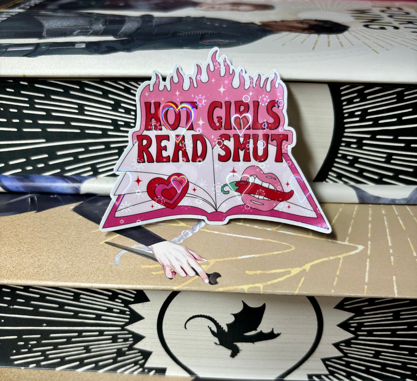 Hot Girls Read Smut Sticker