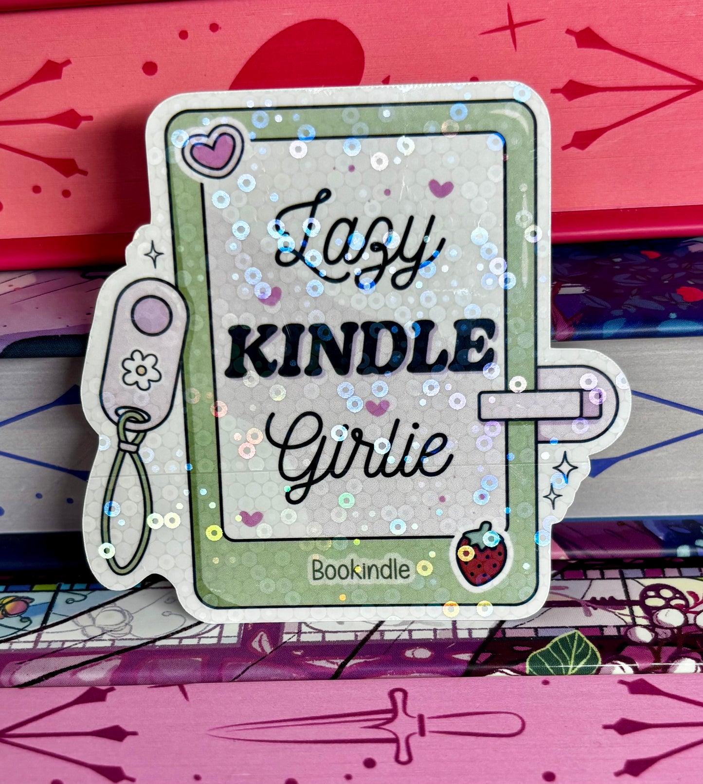 Lazy Kindle Girlie Sticker