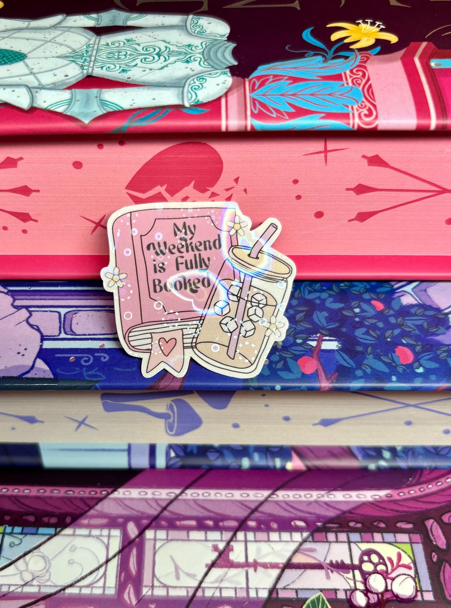 Mini My Weekend Is Fully Booked Sticker