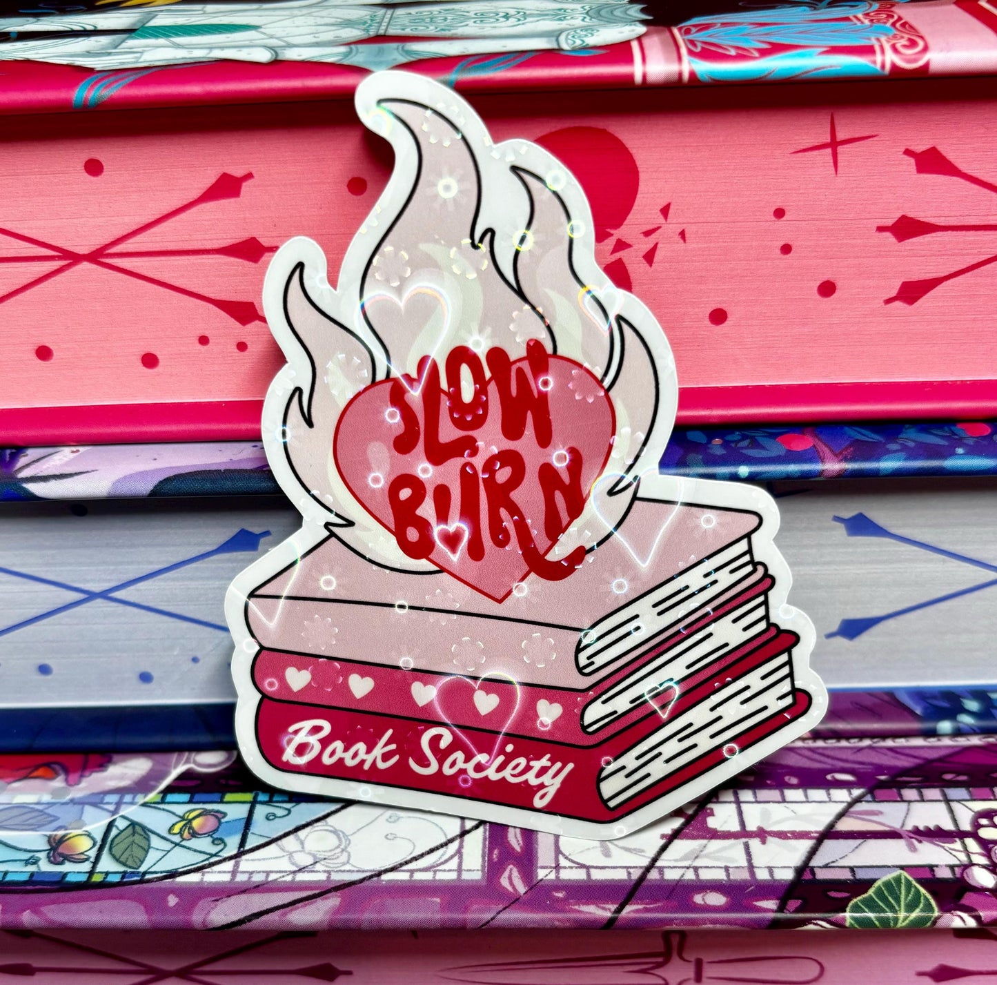 Slow Burn Book Society Sticker