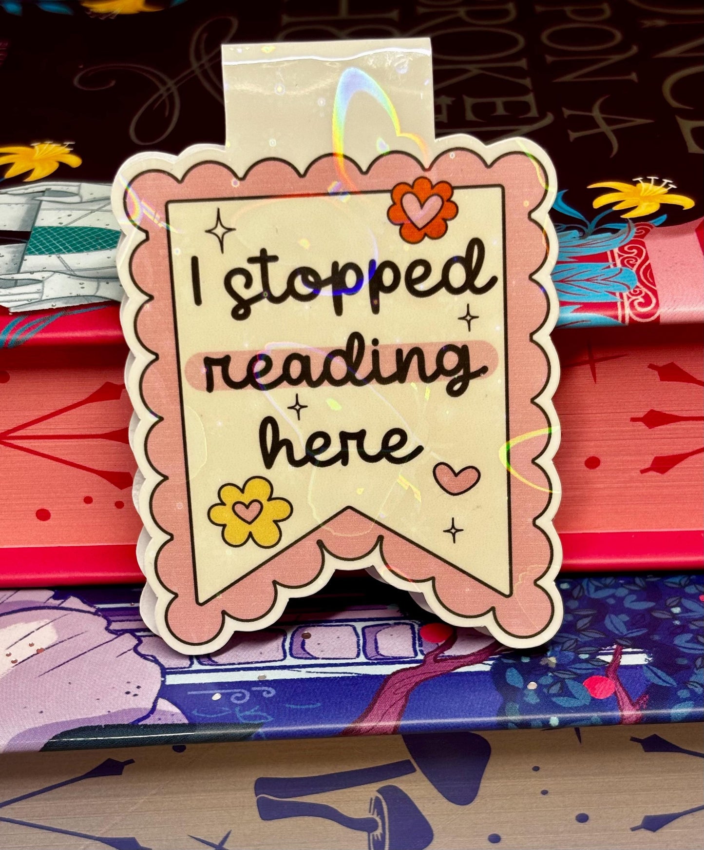 I Stopped Reading Here Magnetic Bookmark