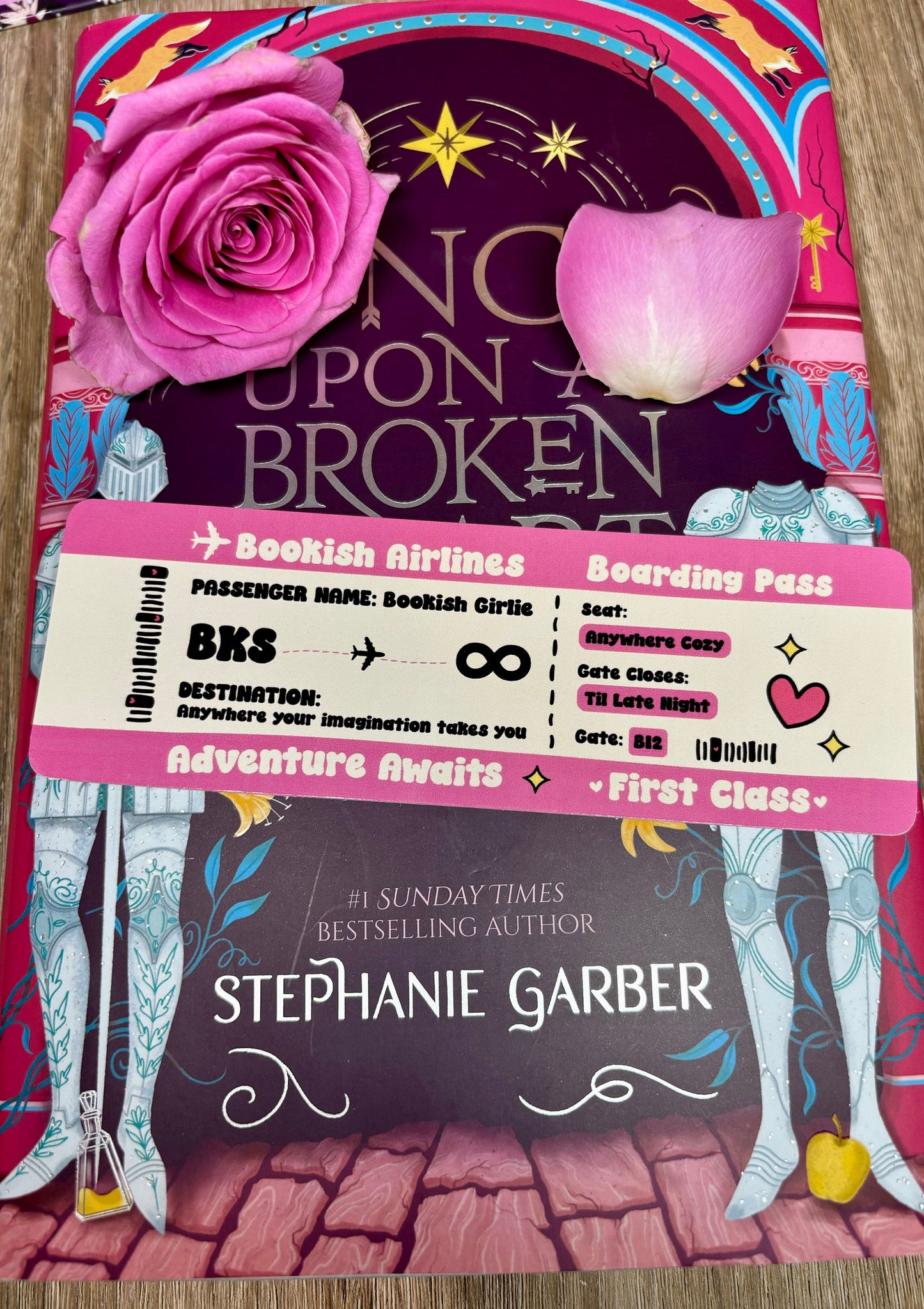 Bookish Airlines Bookish Girlie Boarding Pass Bookmark