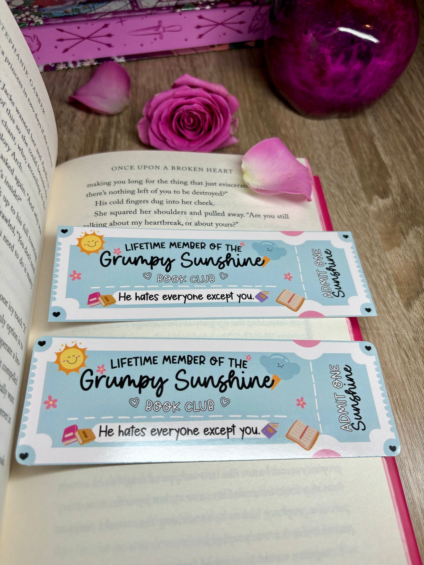 Lifetime Member Of The Grumpy Sunshine Book Club Bookmark