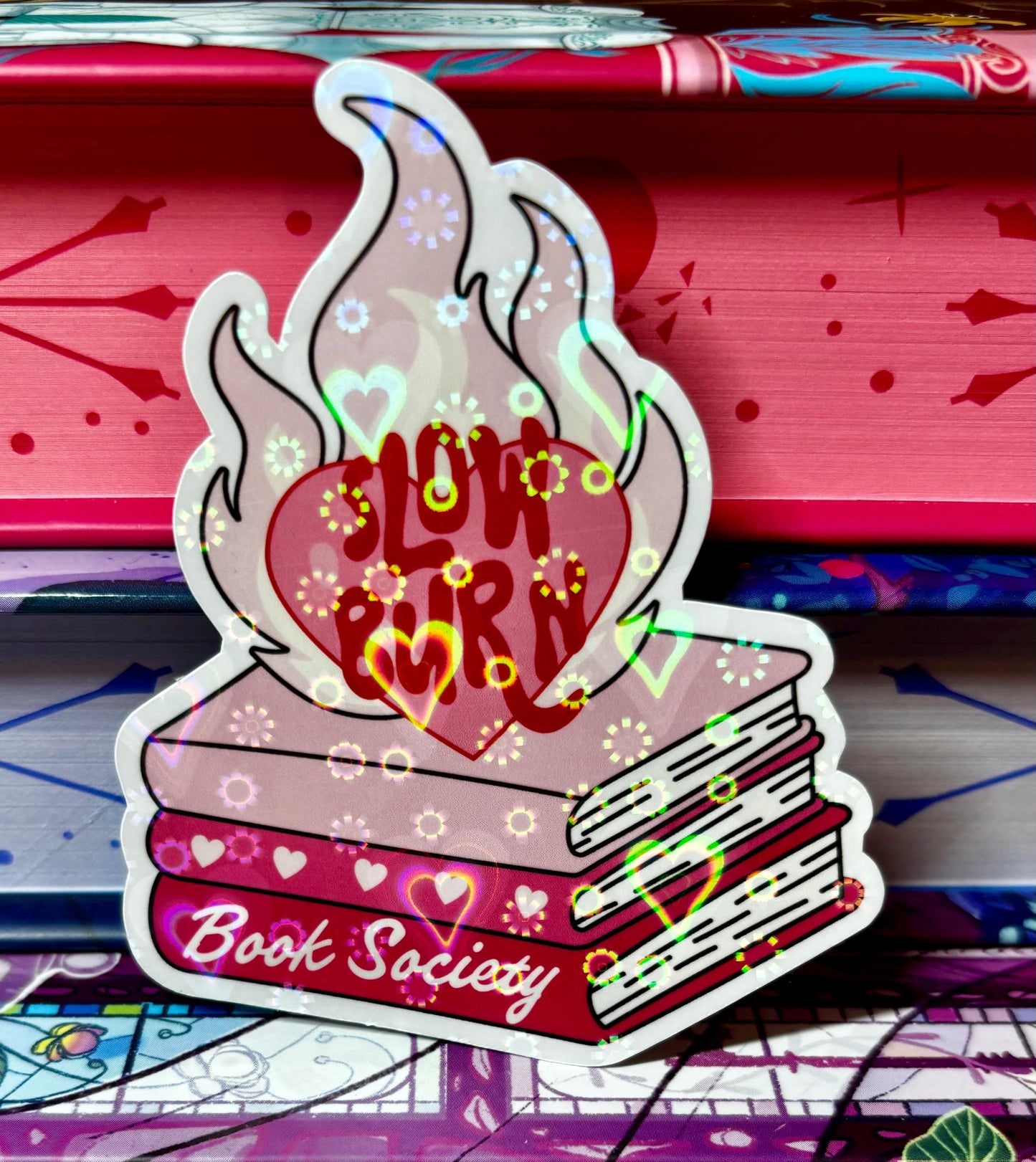 Slow Burn Book Society Sticker