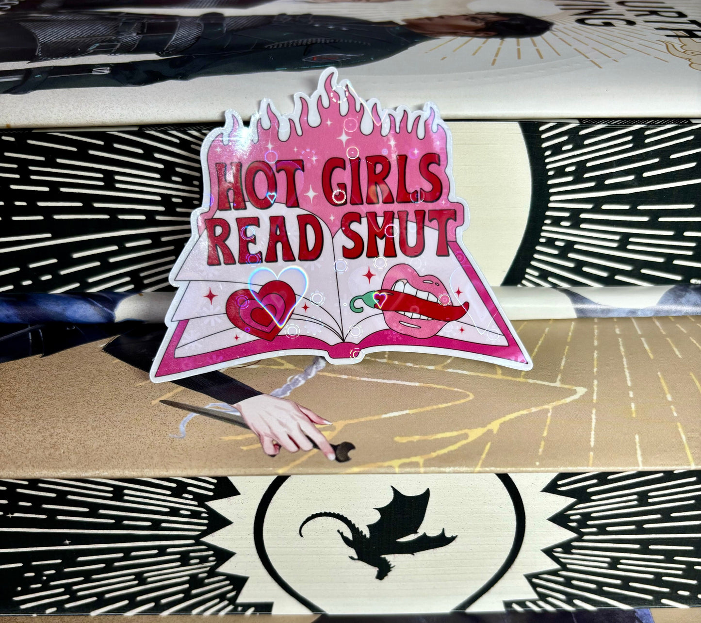 Hot Girls Read Smut Sticker