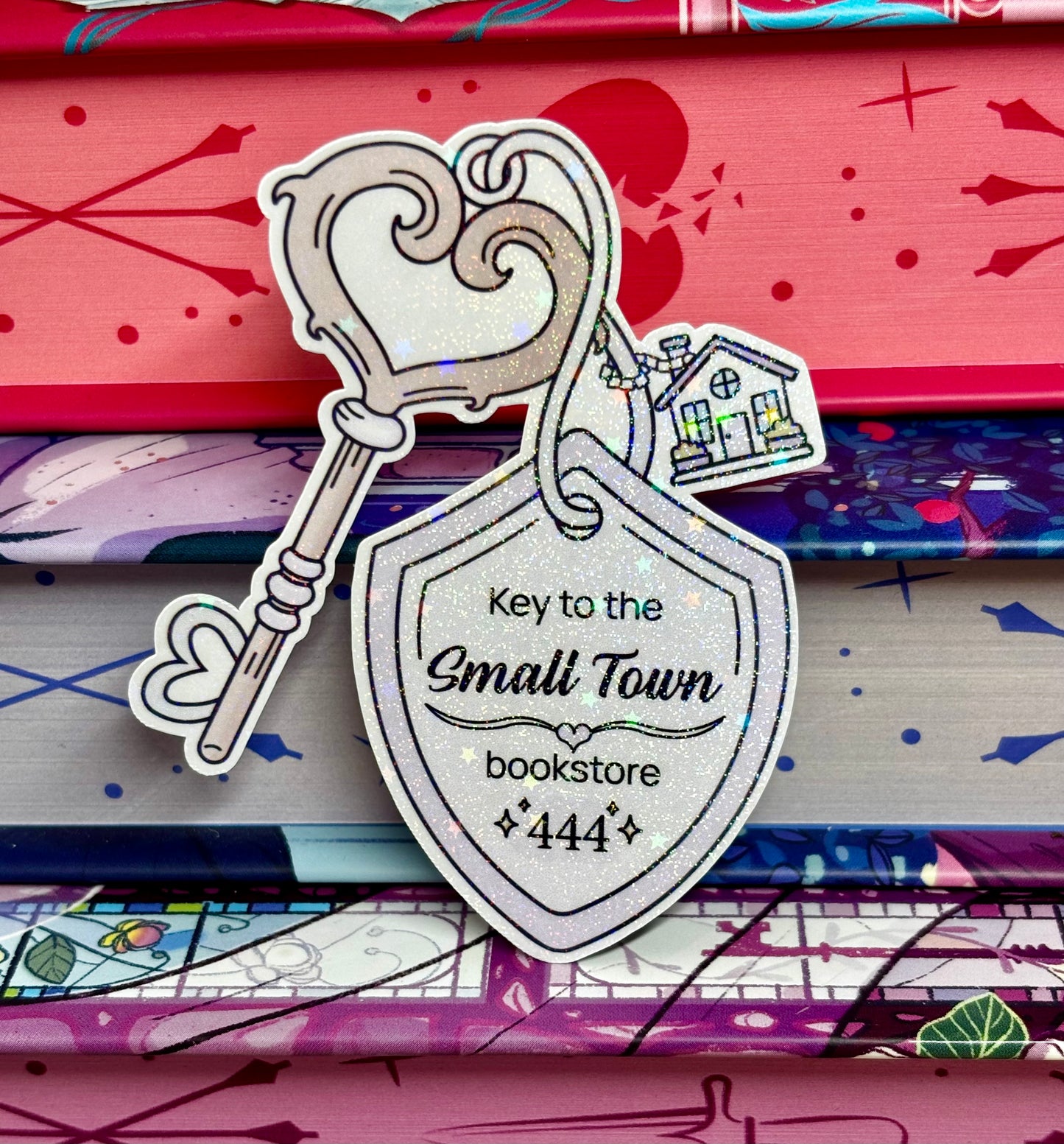 Key To The Small Town Bookstore Sticker