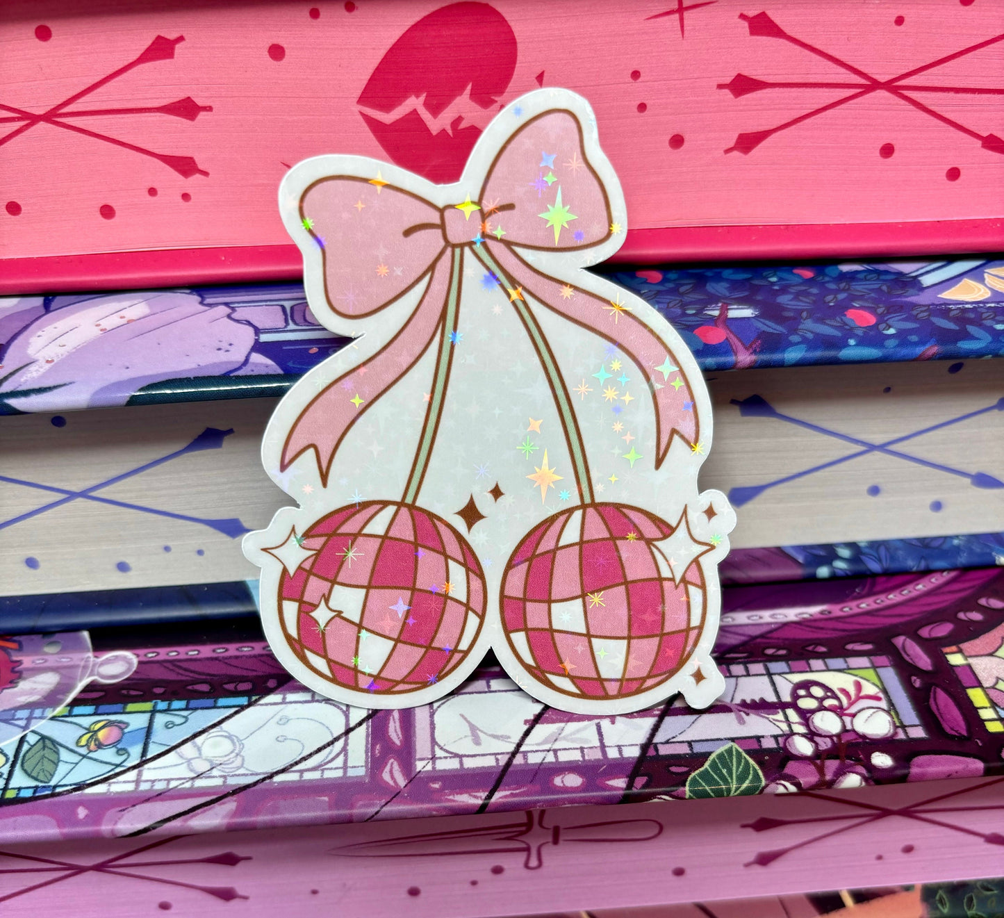 Coquette Disco Cherry Sticker