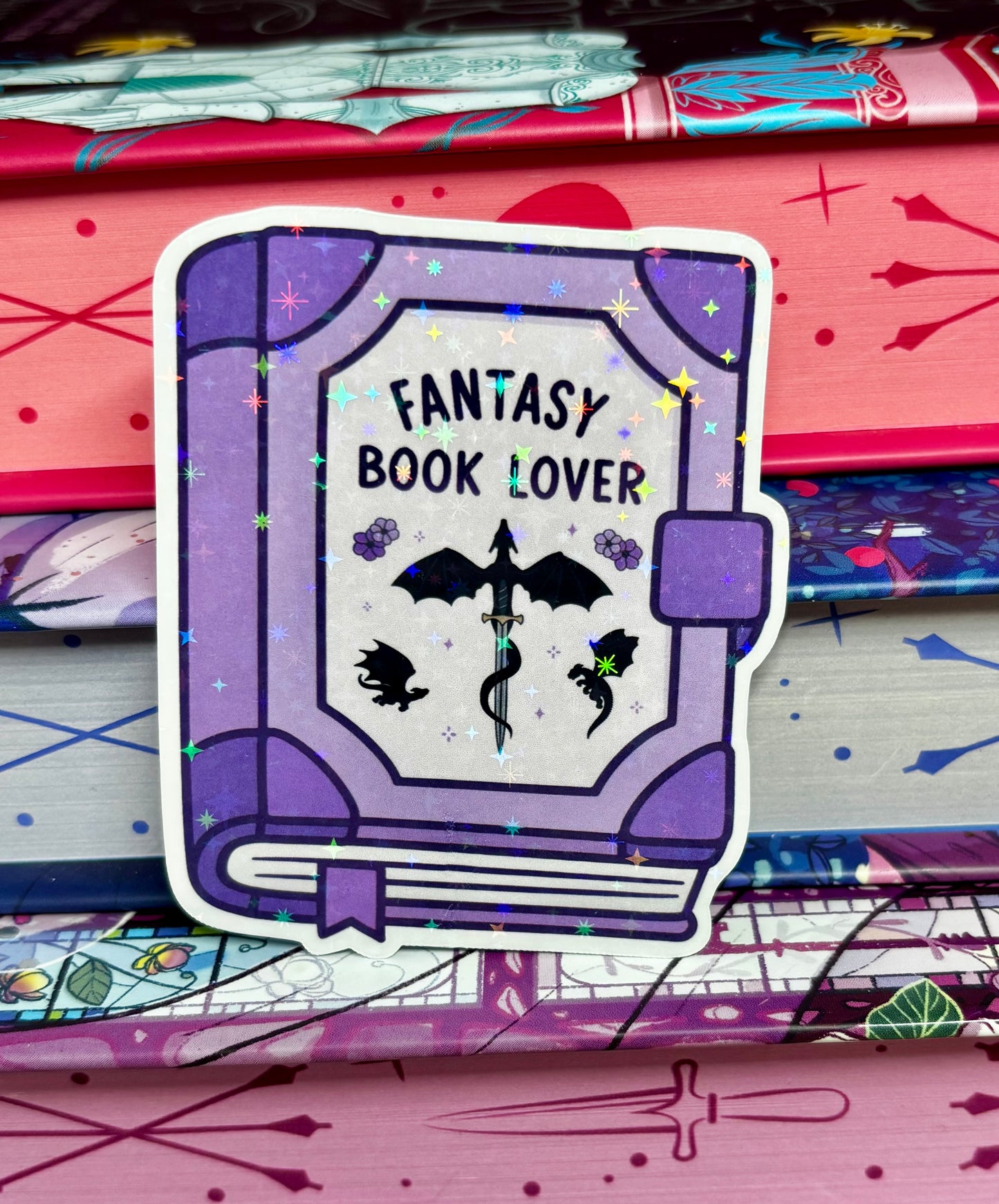 Fantasy Book Lover Sticker
