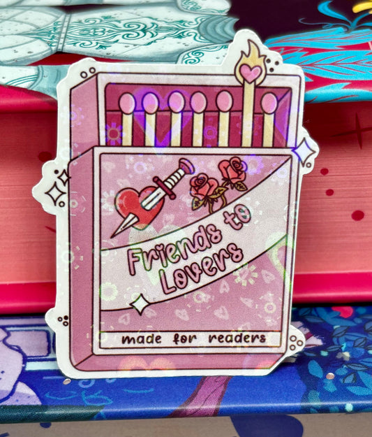 Mini Friends To Lovers Matches Romance Tropes Sticker
