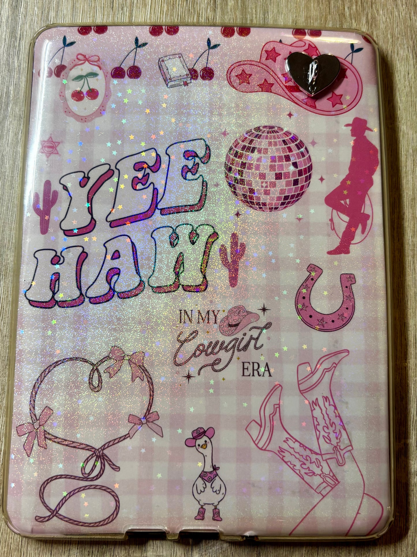 Cowgirl Era Holographic Laminate Kindle Insert