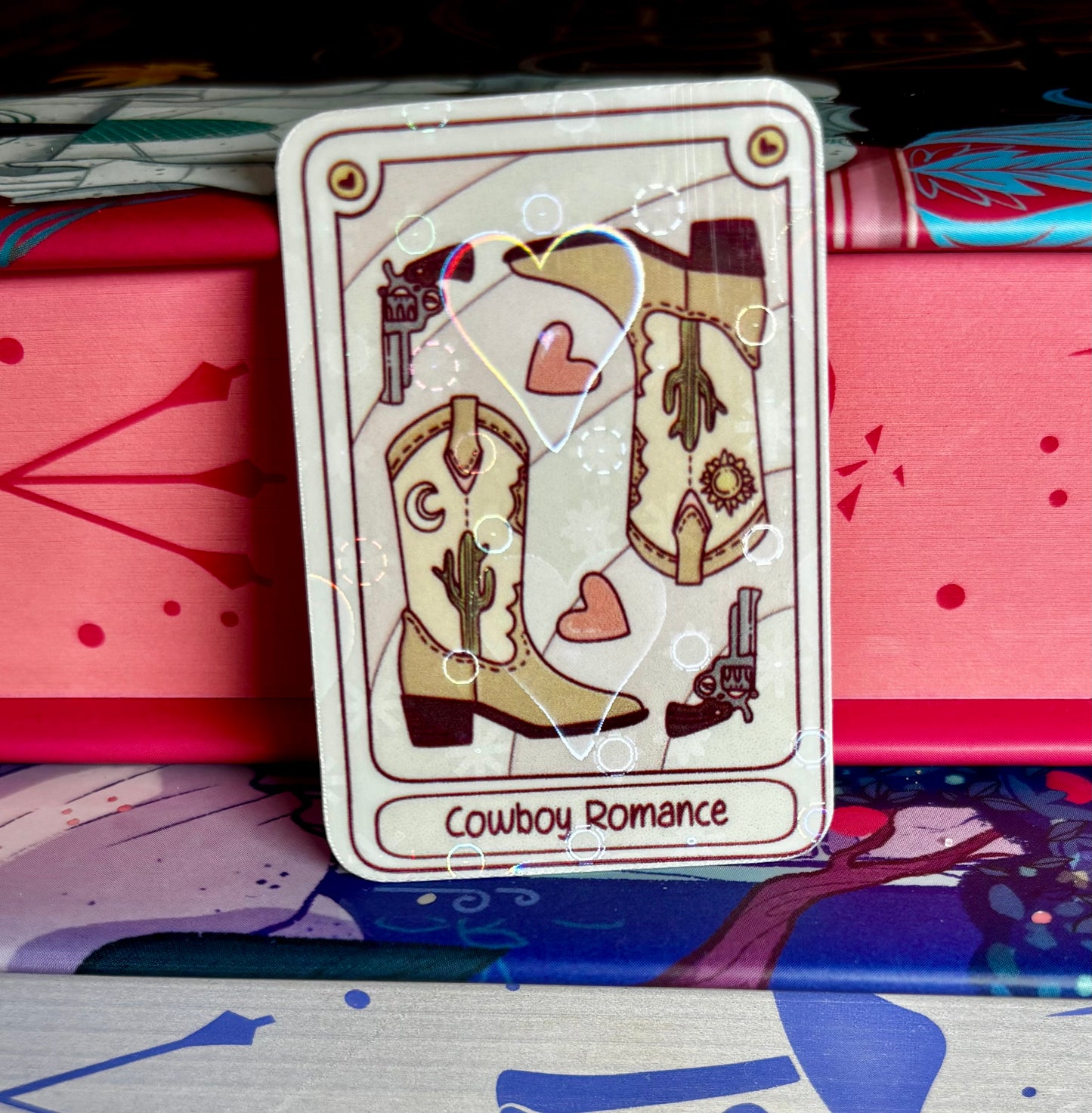Mini Cowboy Romance Sticker