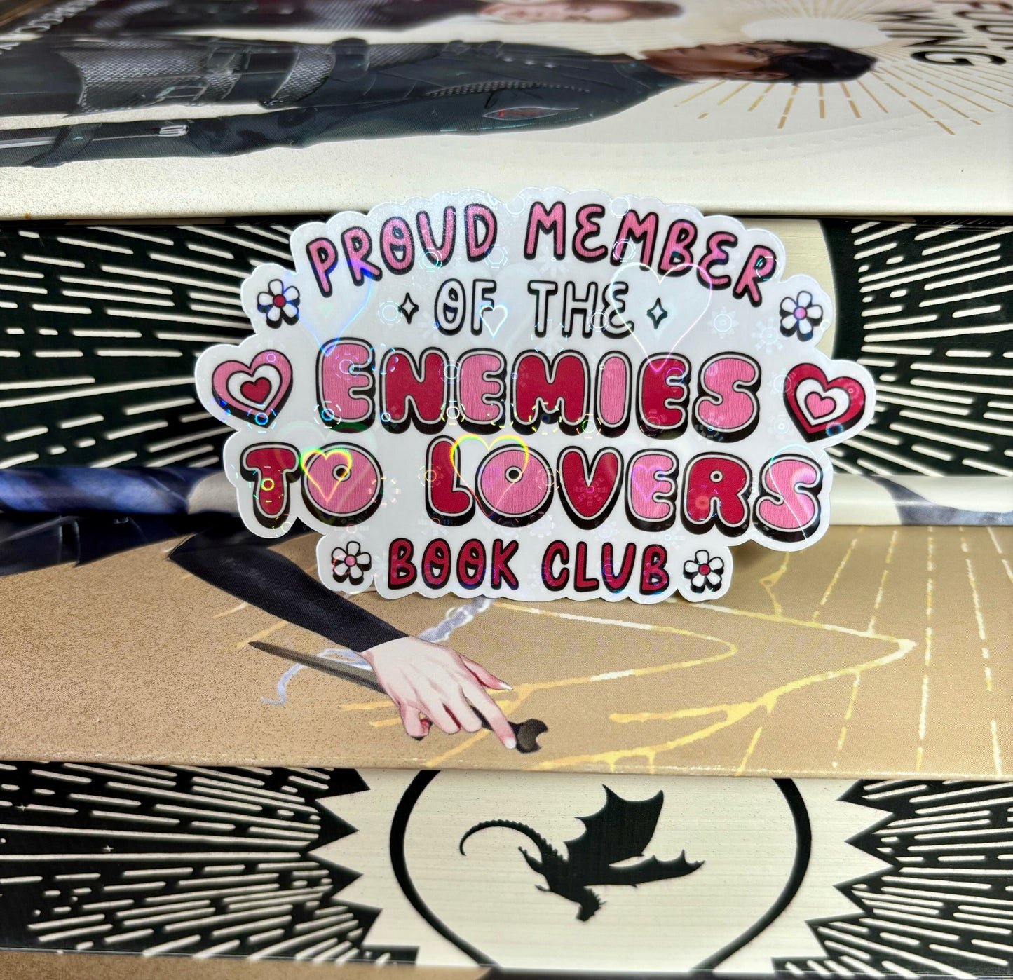 Proud Member Of The Enemies To Lovers Book Club Sticker