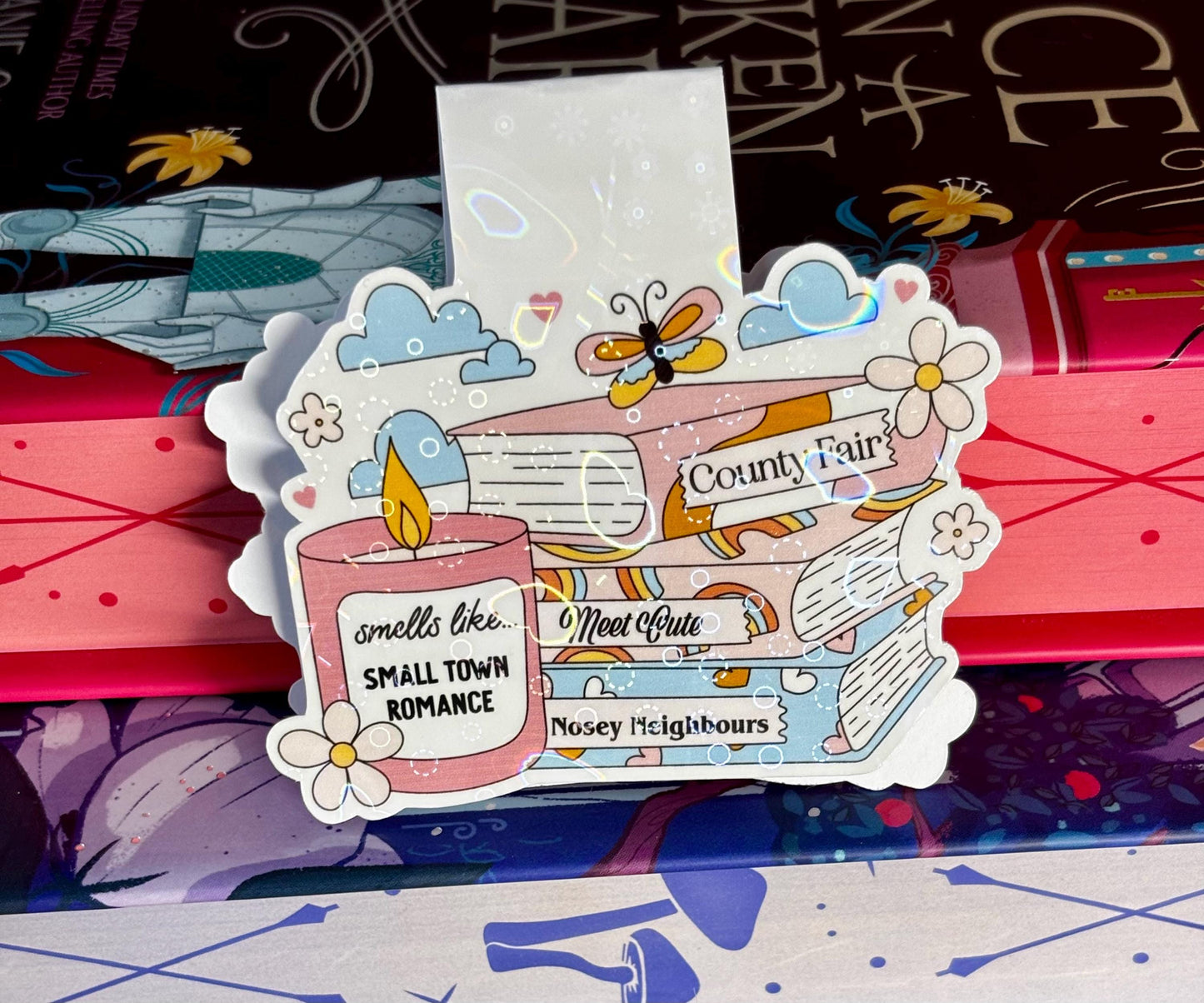 Smells Like Small Town Romance Magnetic Bookmark