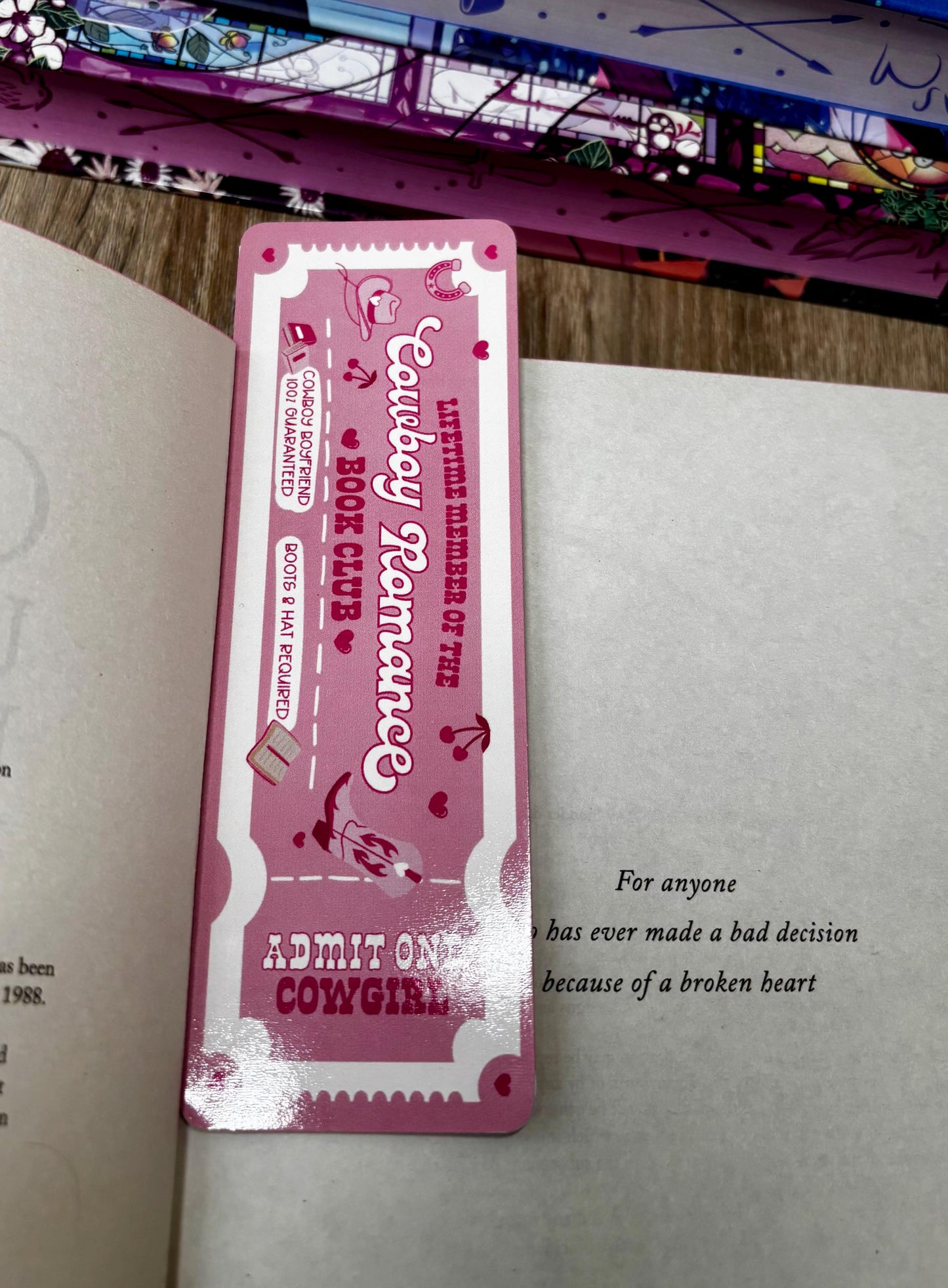 Cowboy Romance Book Club Bookmark