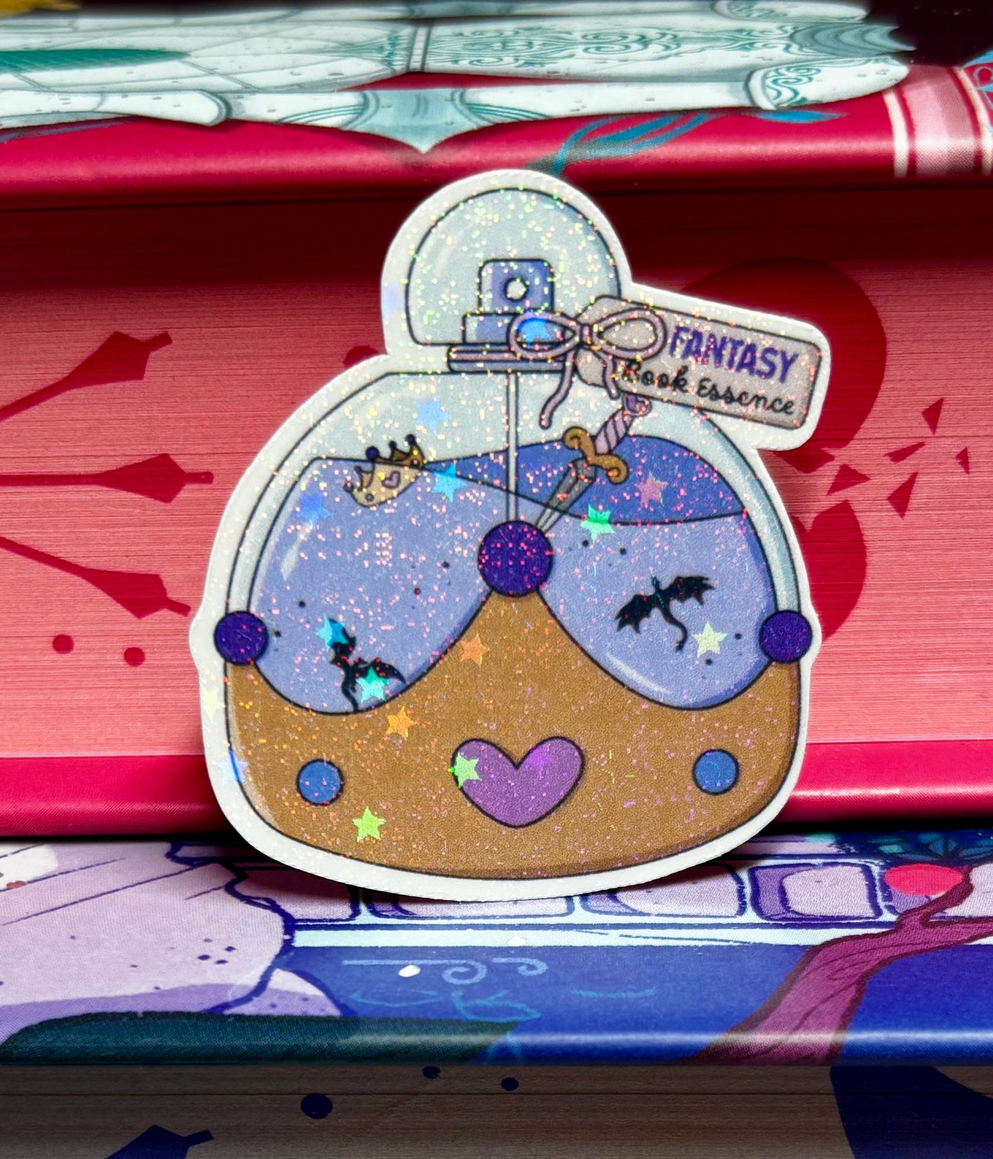 Mini Fantasy Book Essence Potion Sticker