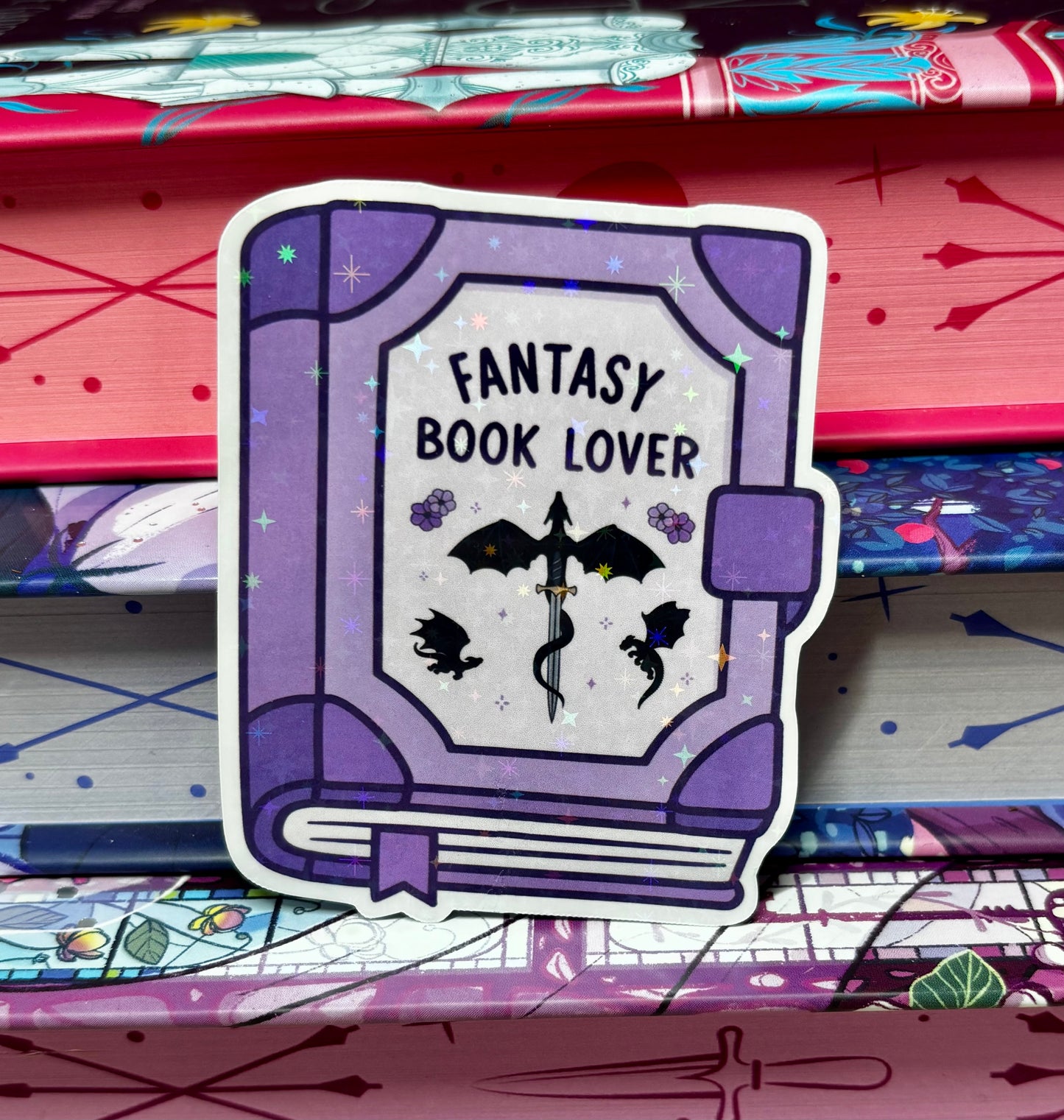 Fantasy Book Lover Sticker