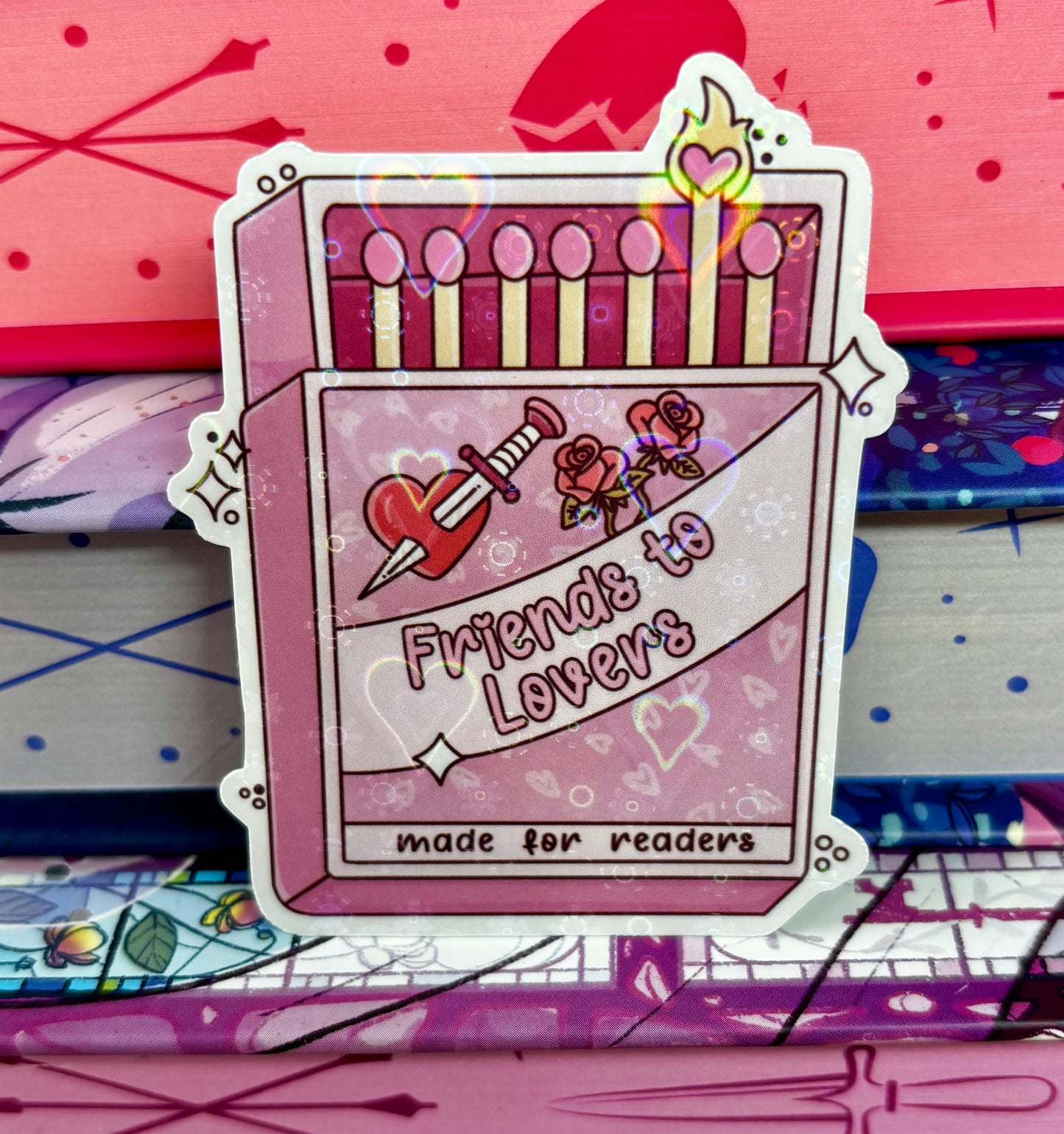 Friends To Lovers Matches Romance Tropes Sticker