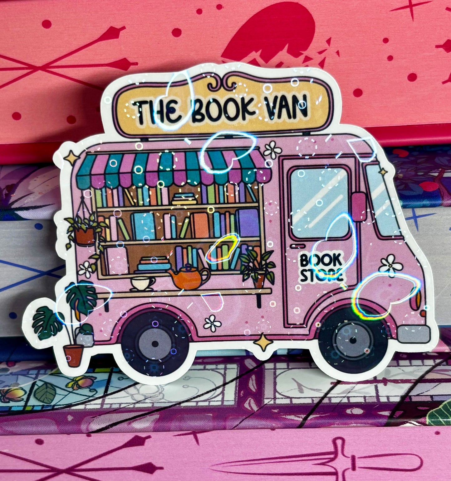 The Book Van Bookstore Sticker