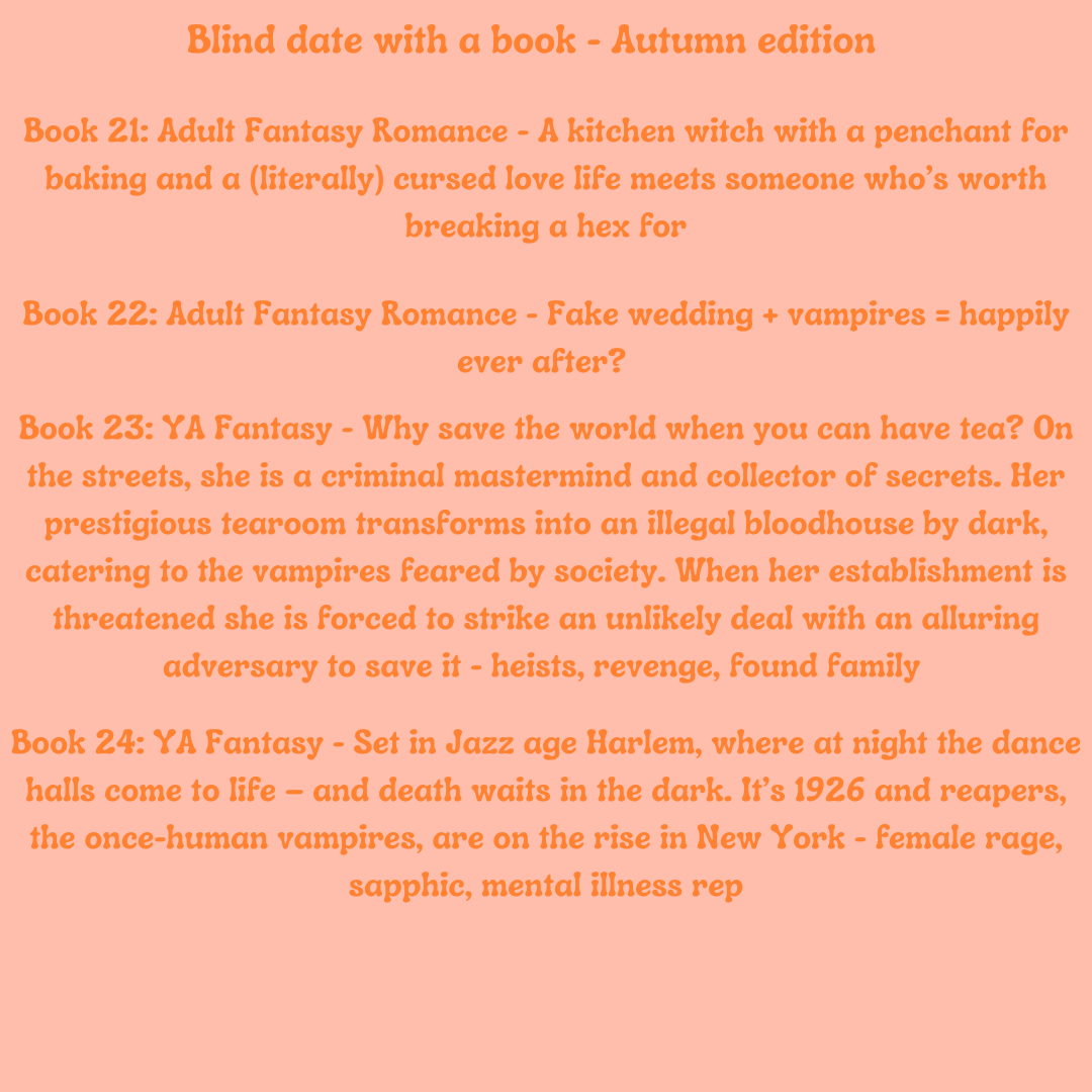 Blind Date With A Book Box - Autumn Edition