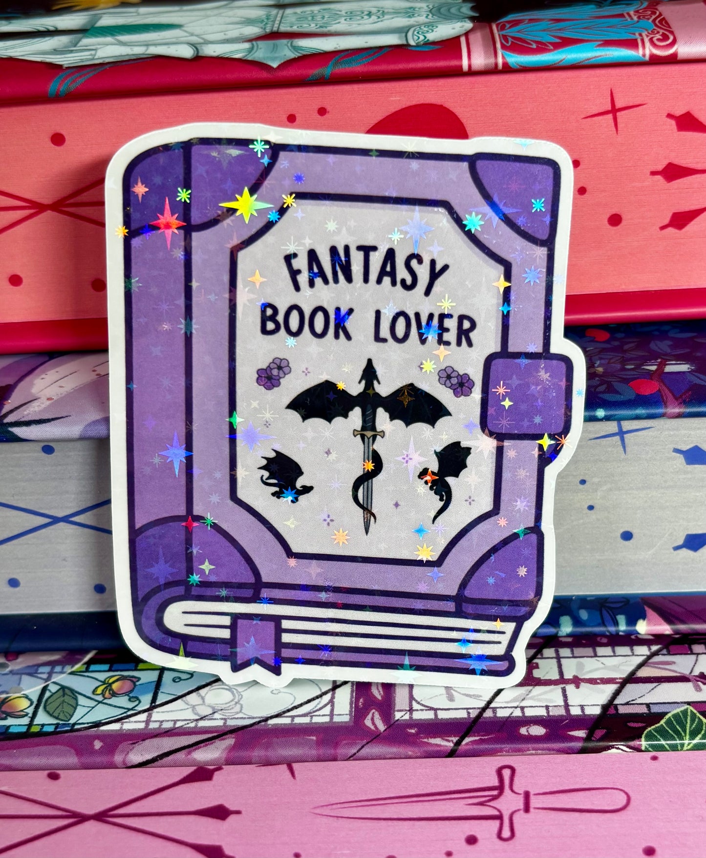 Fantasy Book Lover Sticker