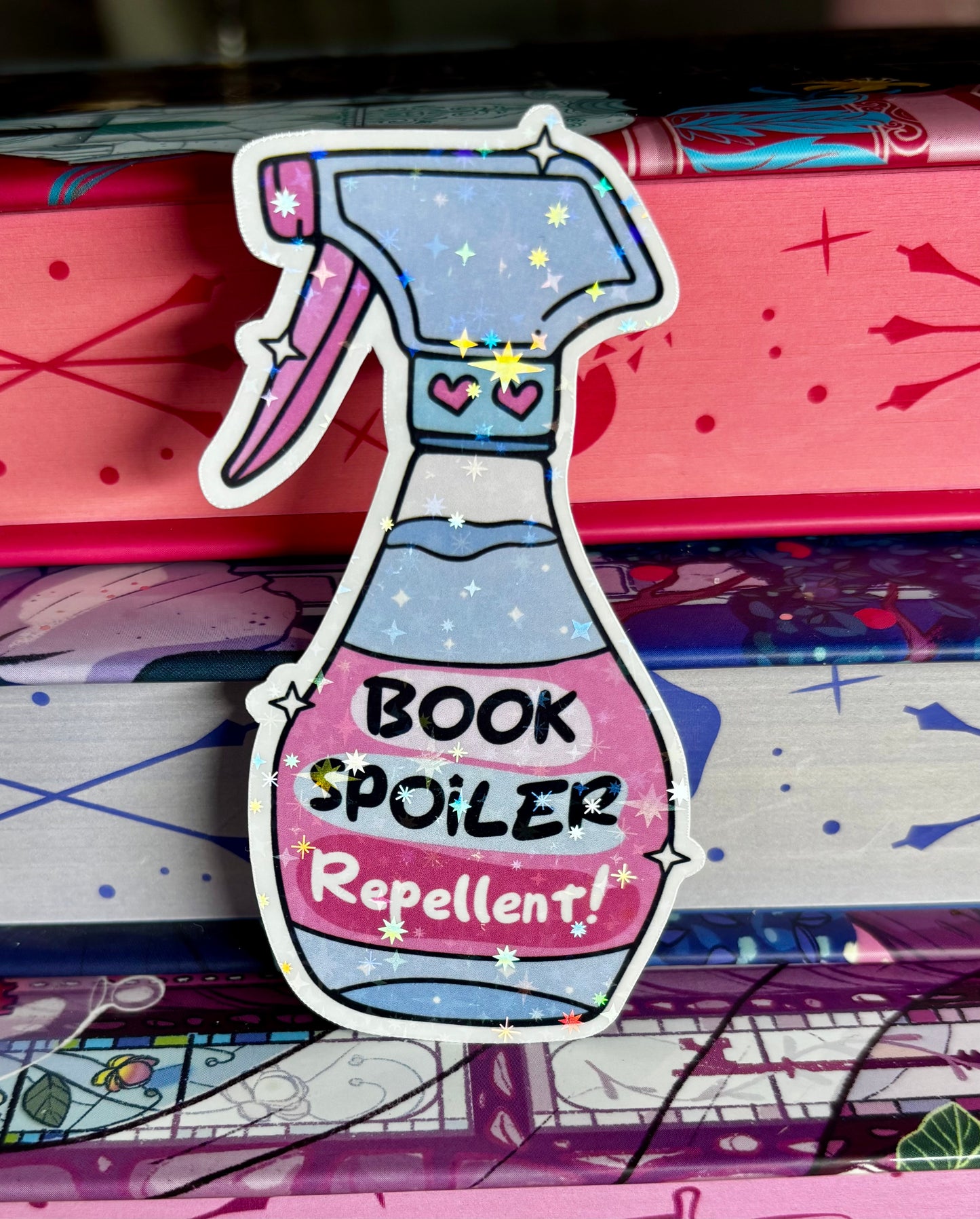 Book Spoiler Repellent Sticker