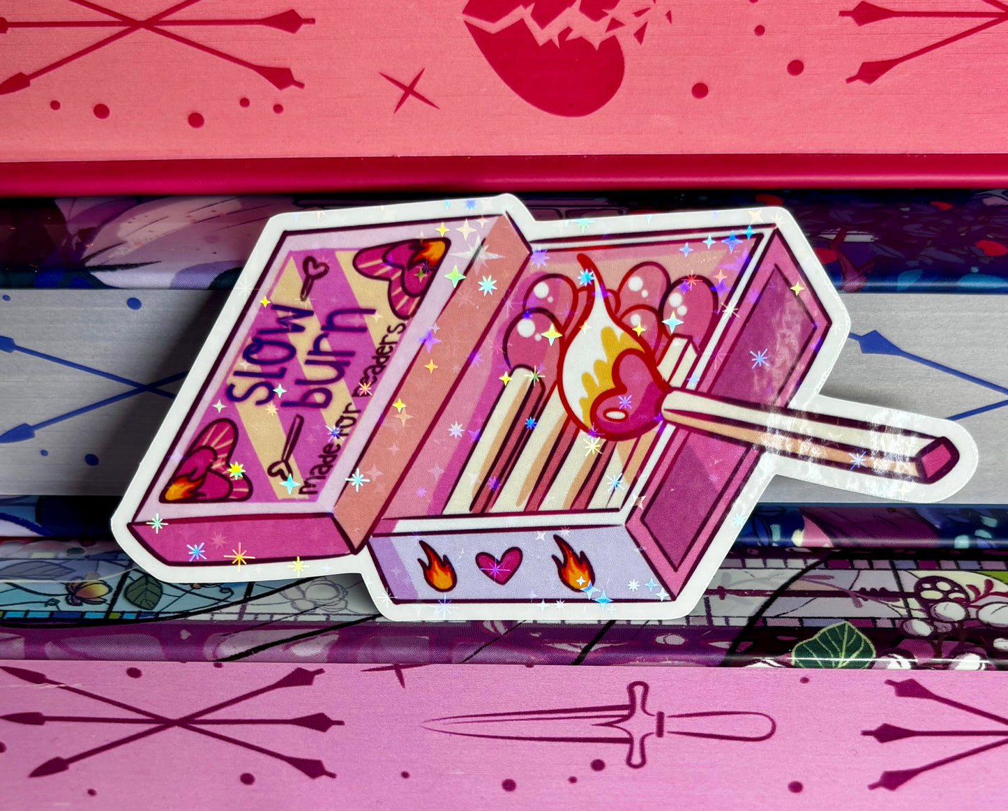 Cute Slow Burn Matches Sticker