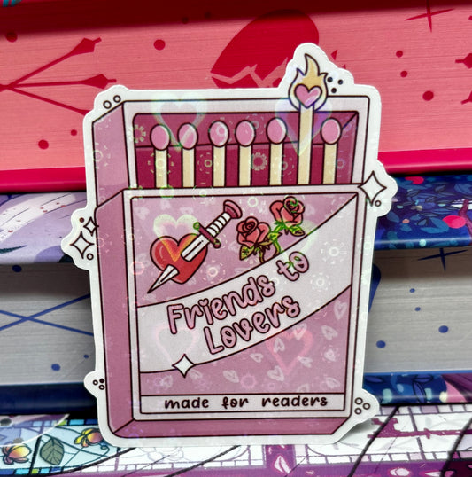 Friends To Lovers Matches Romance Tropes Sticker