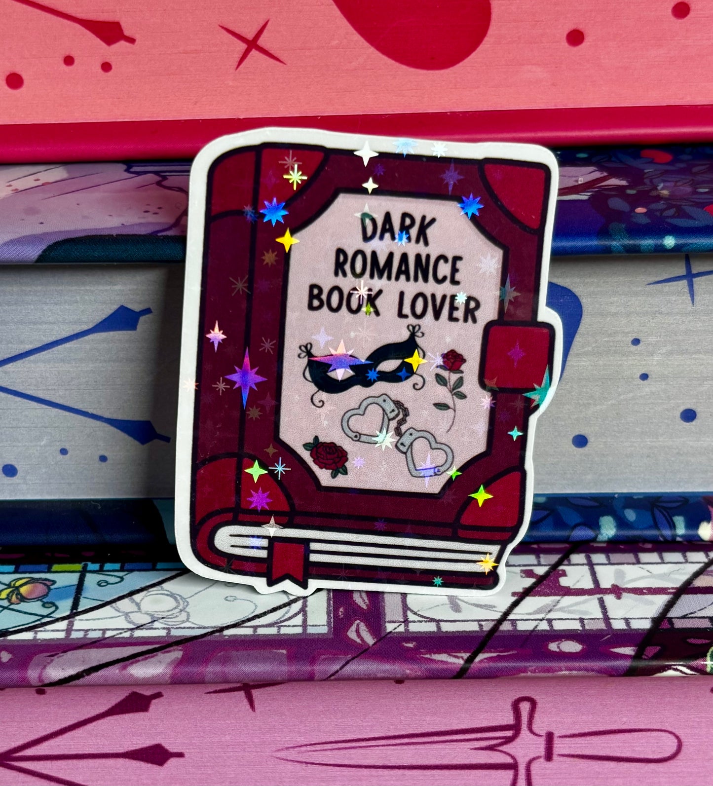 Mini Dark Romance Book Lover Sticker