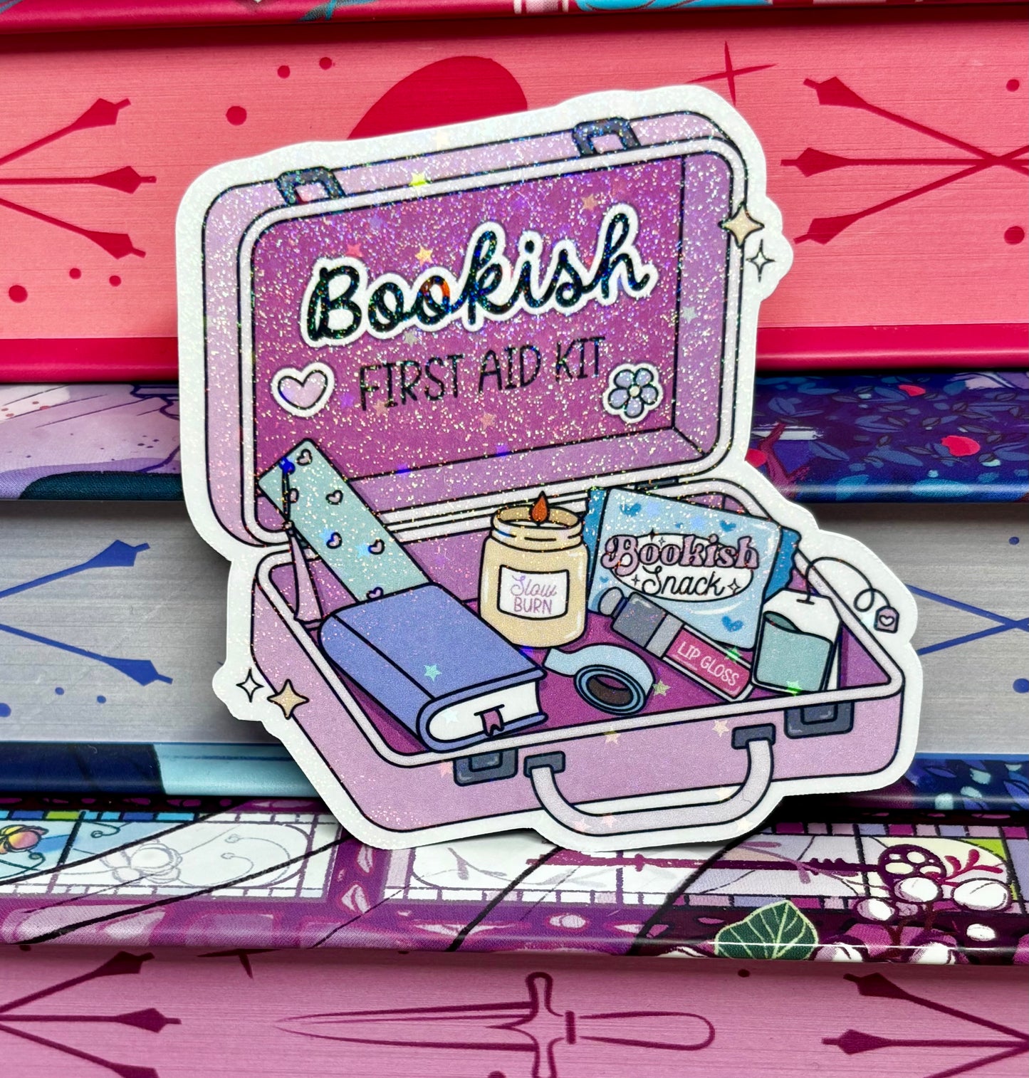 Bookish First Aid Kit Sticker