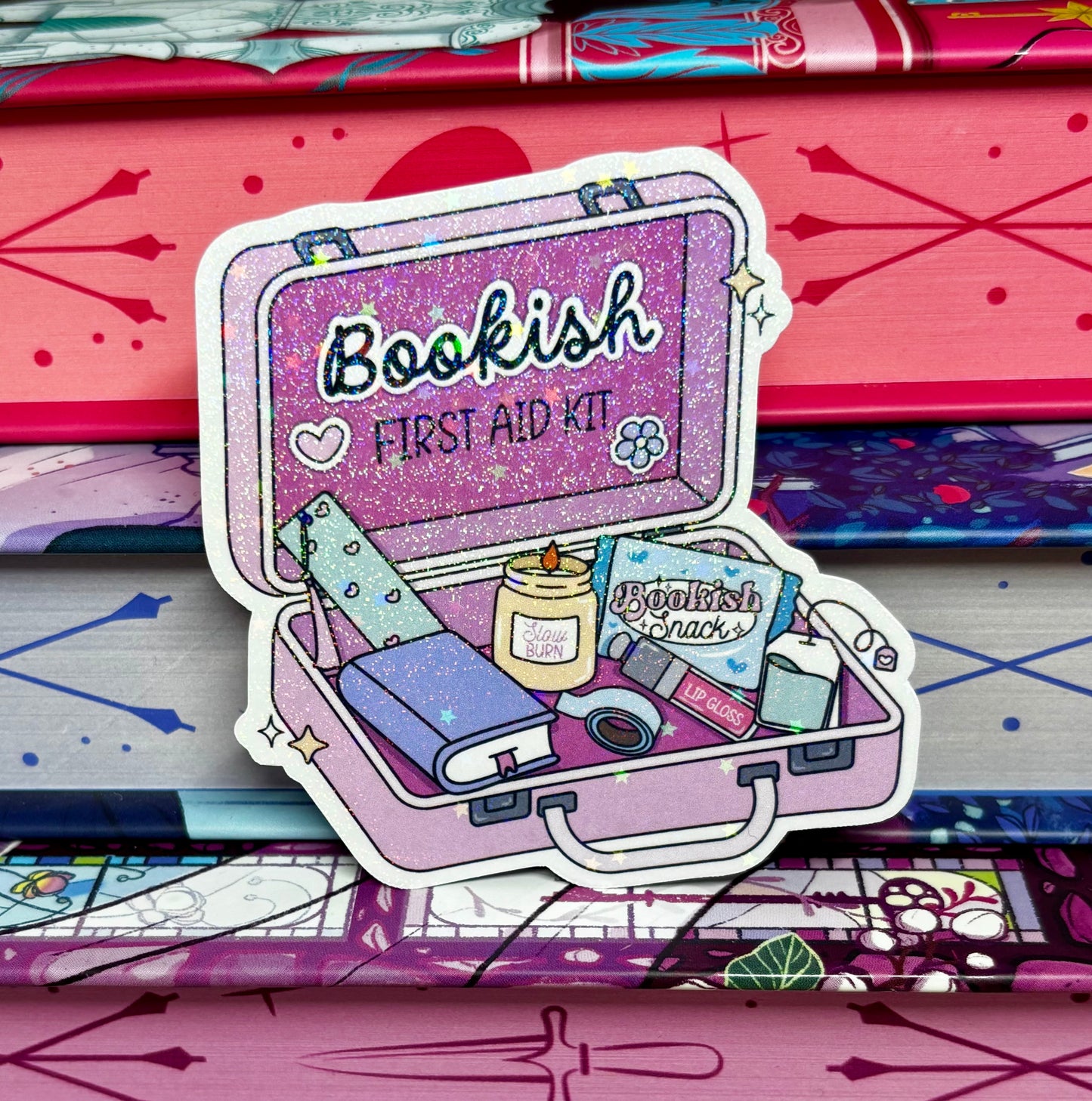 Bookish First Aid Kit Sticker