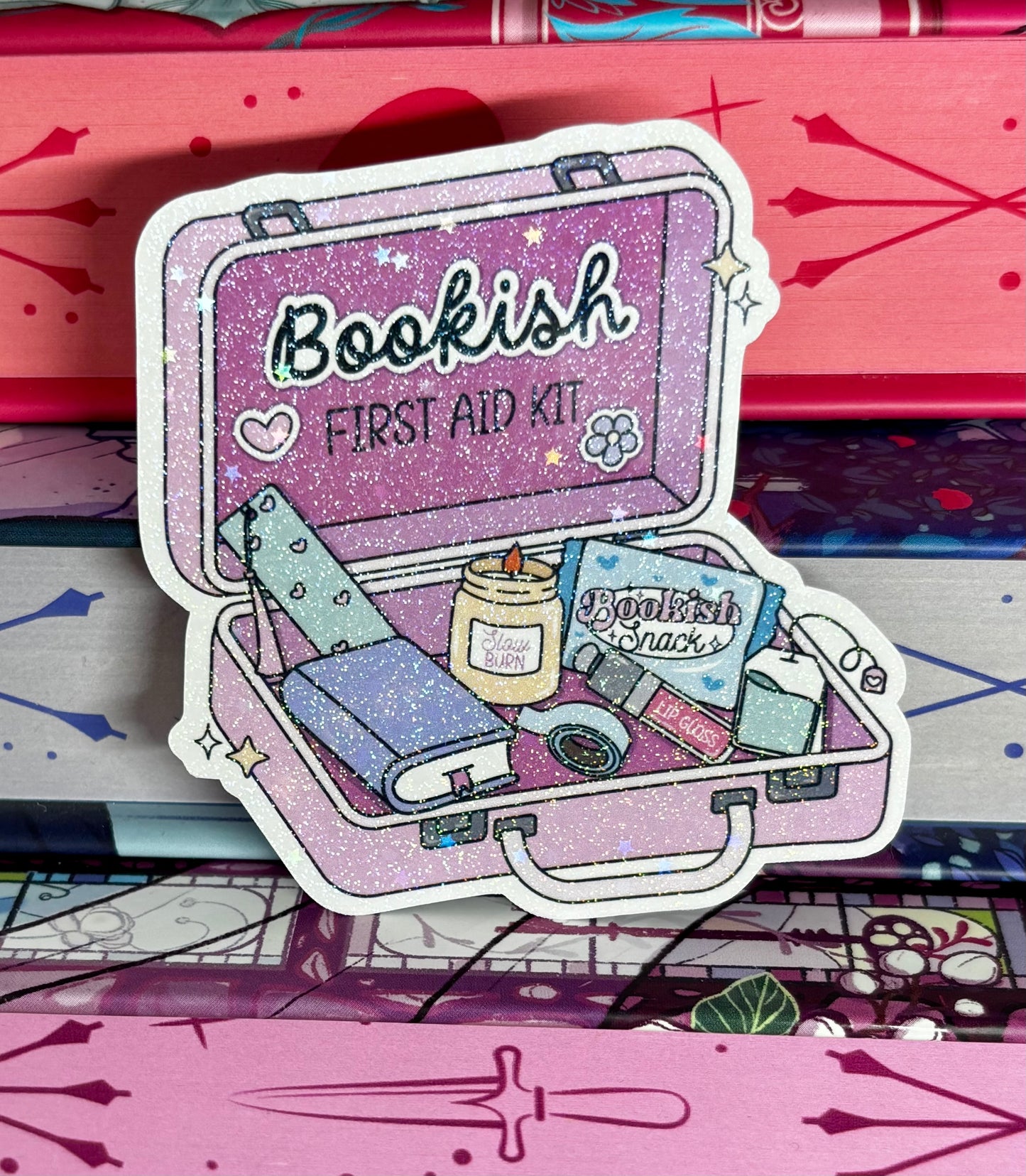 Bookish First Aid Kit Sticker