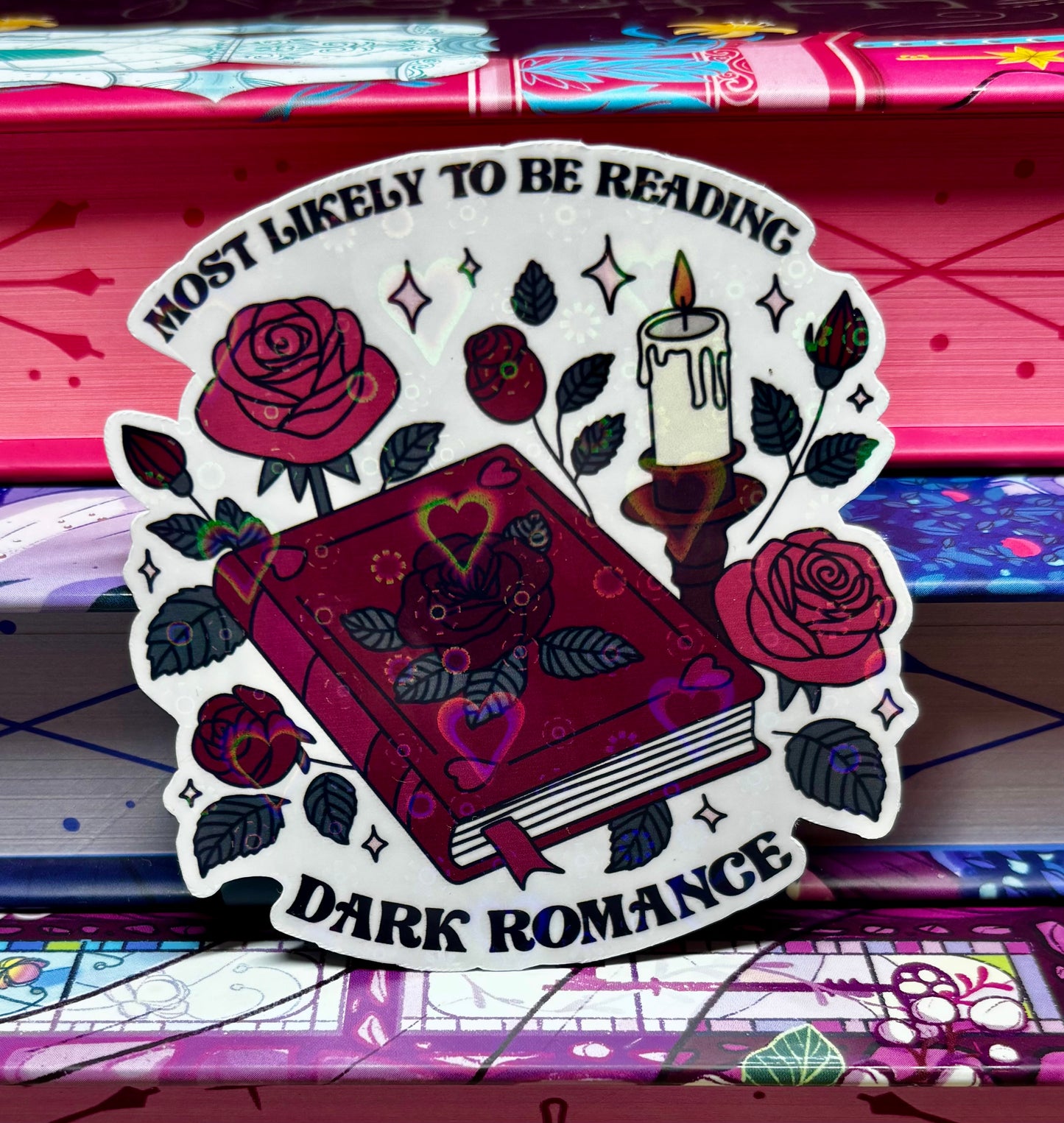 Most Likely To Be Reading Dark Romance Sticker