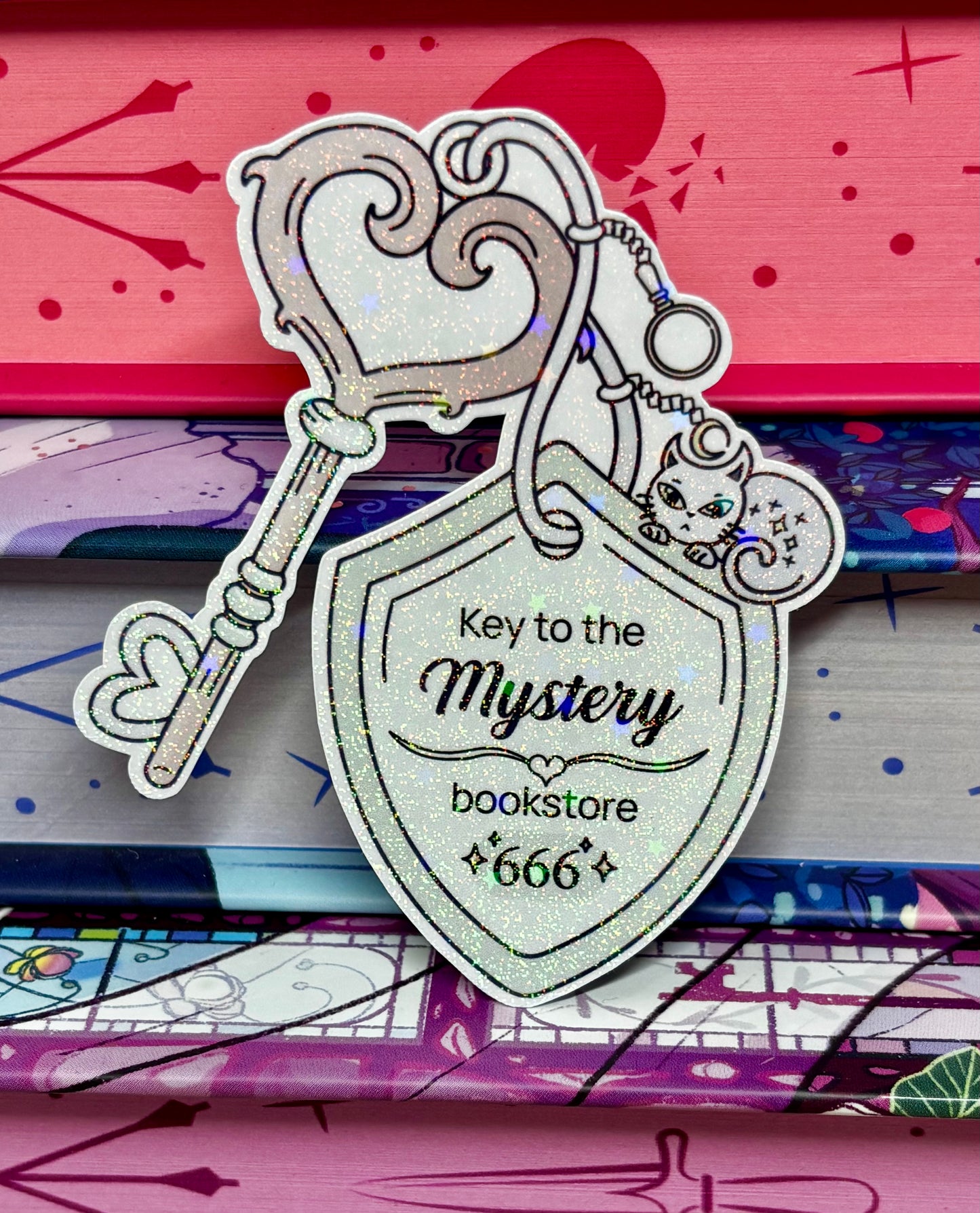 Key To The Mystery Bookstore Sticker