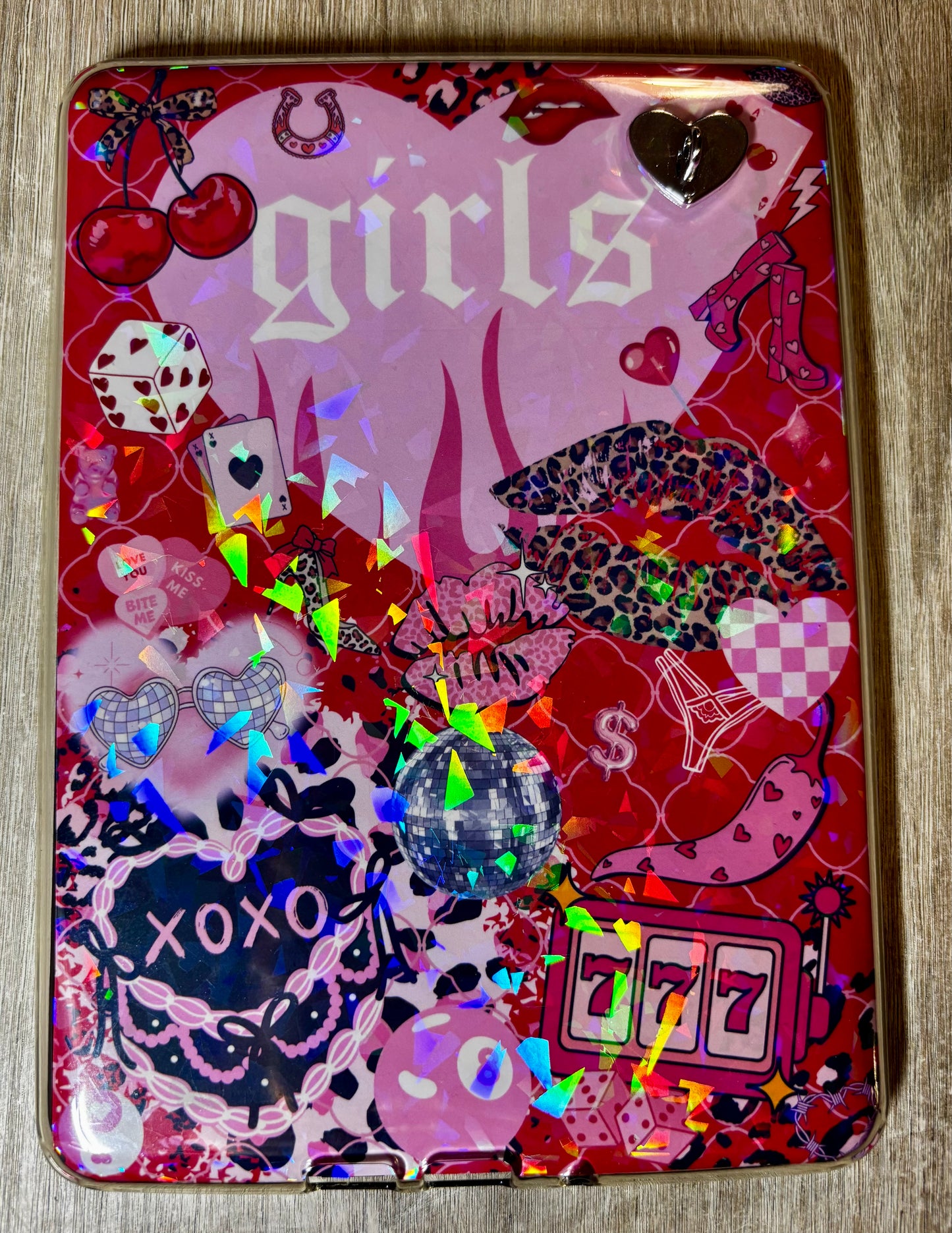 Y2K Messy Lucky Girl Kindle Insert