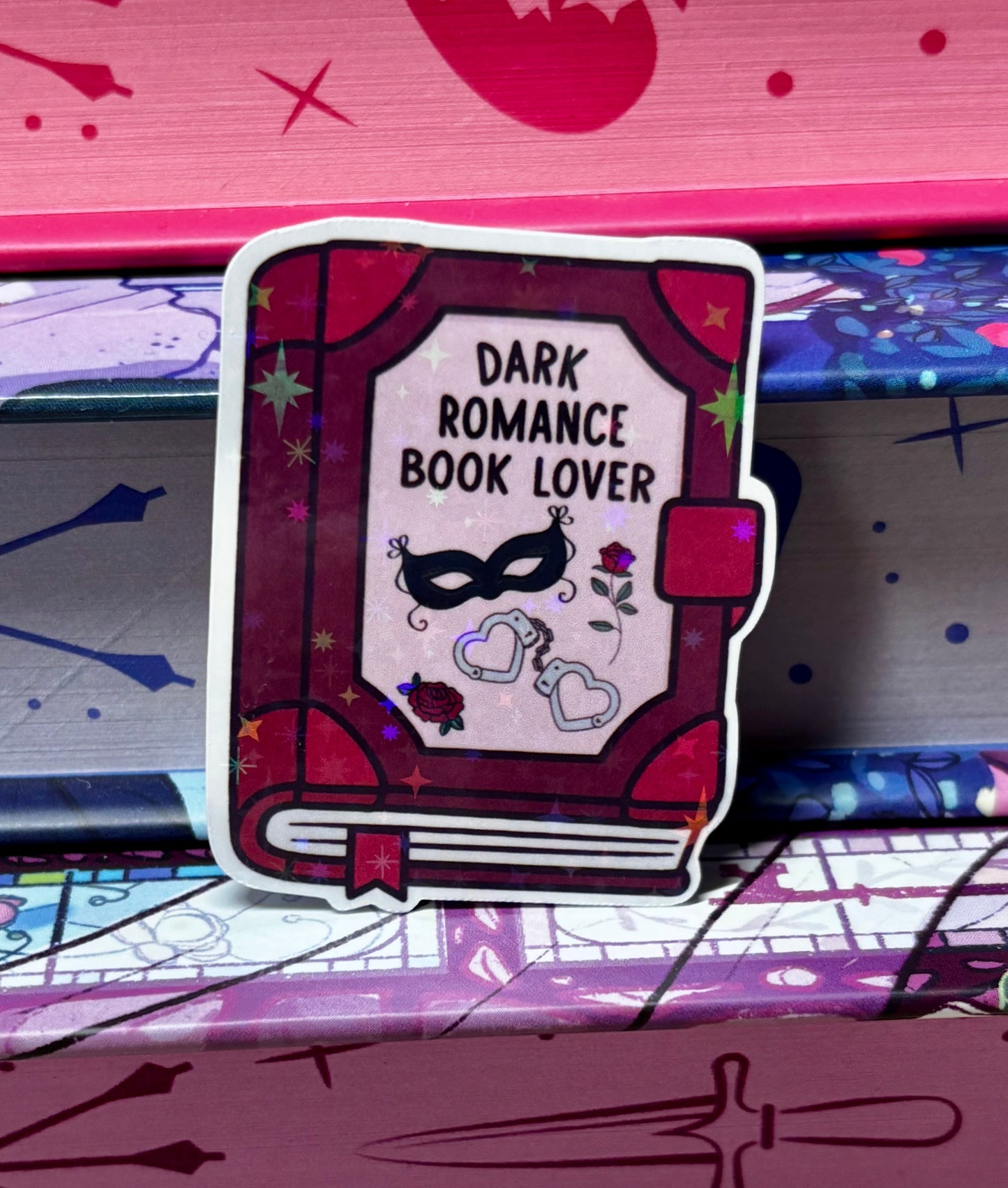 Mini Dark Romance Book Lover Sticker