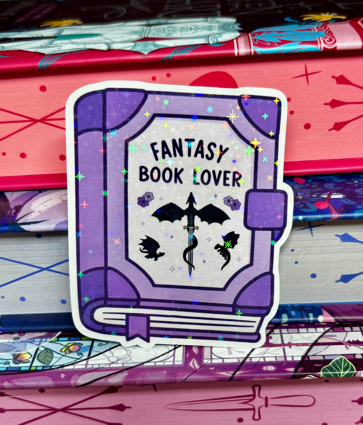 Fantasy Book Lover Sticker