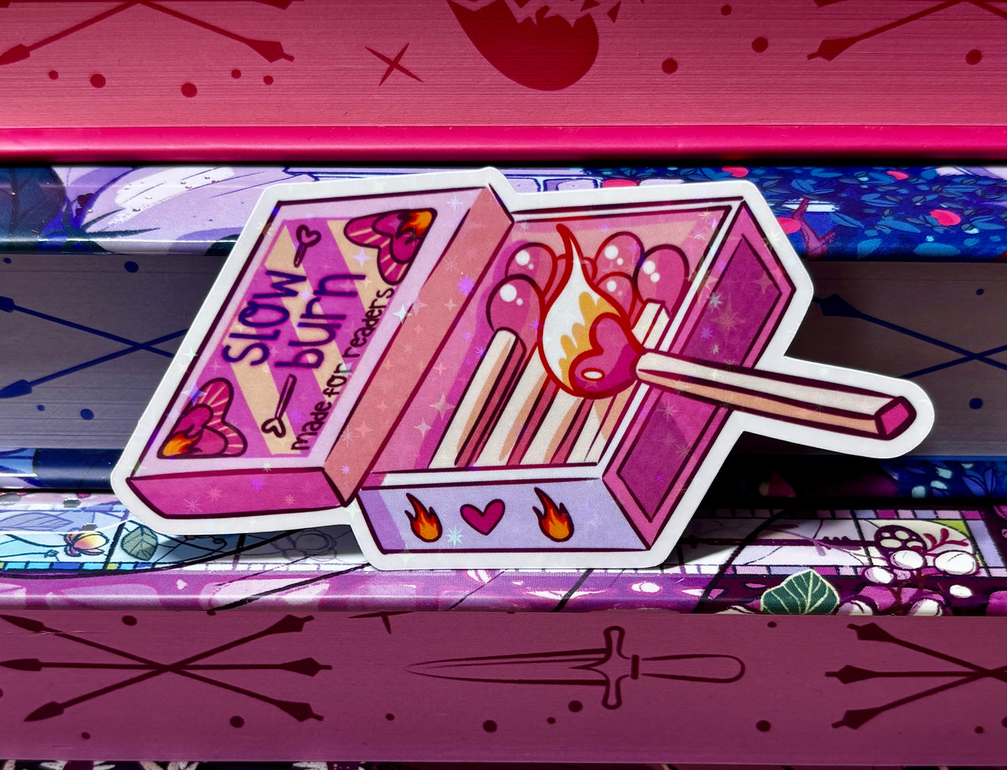 Cute Slow Burn Matches Sticker