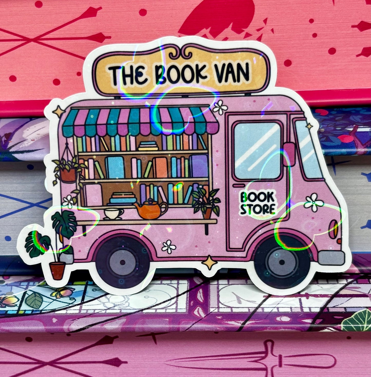 The Book Van Bookstore Sticker