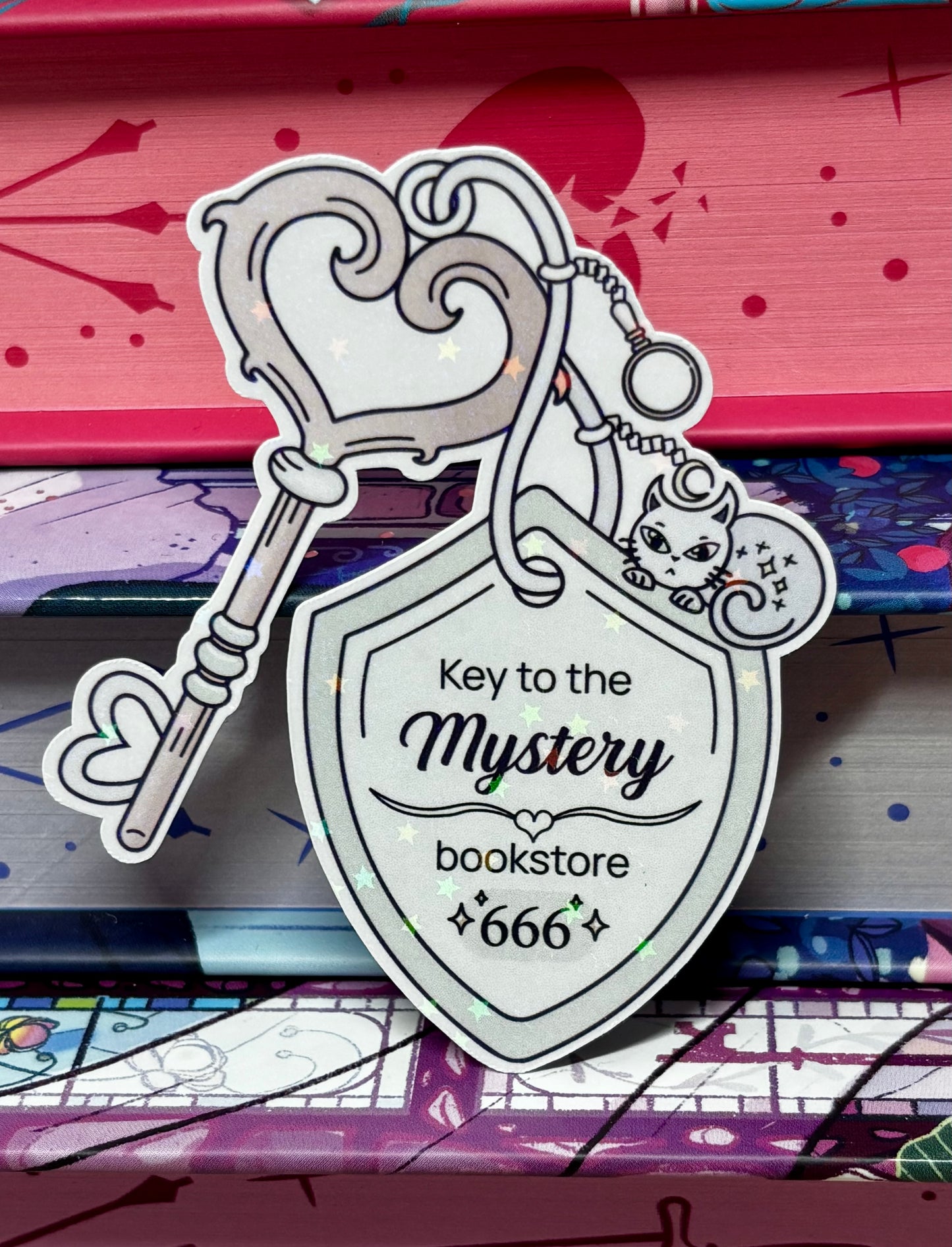 Key To The Mystery Bookstore Sticker