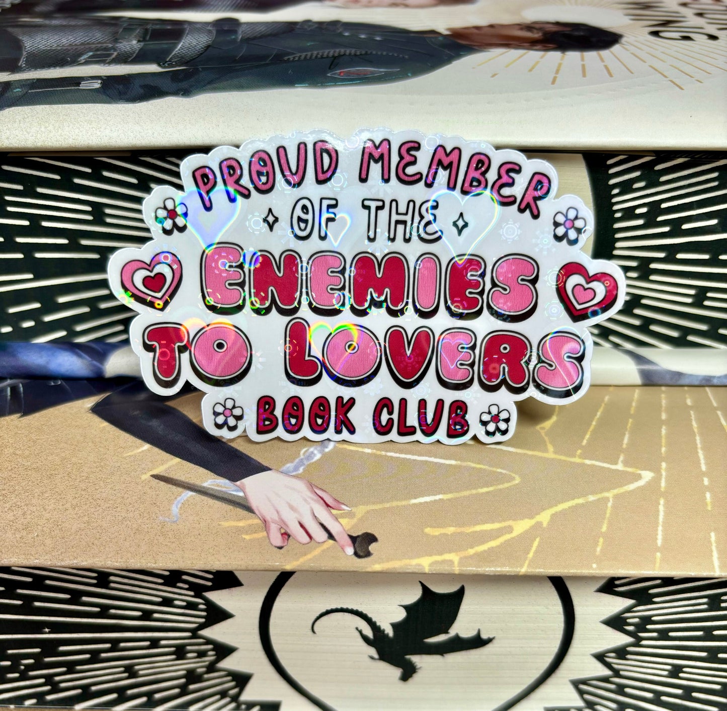 Proud Member Of The Enemies To Lovers Book Club Sticker